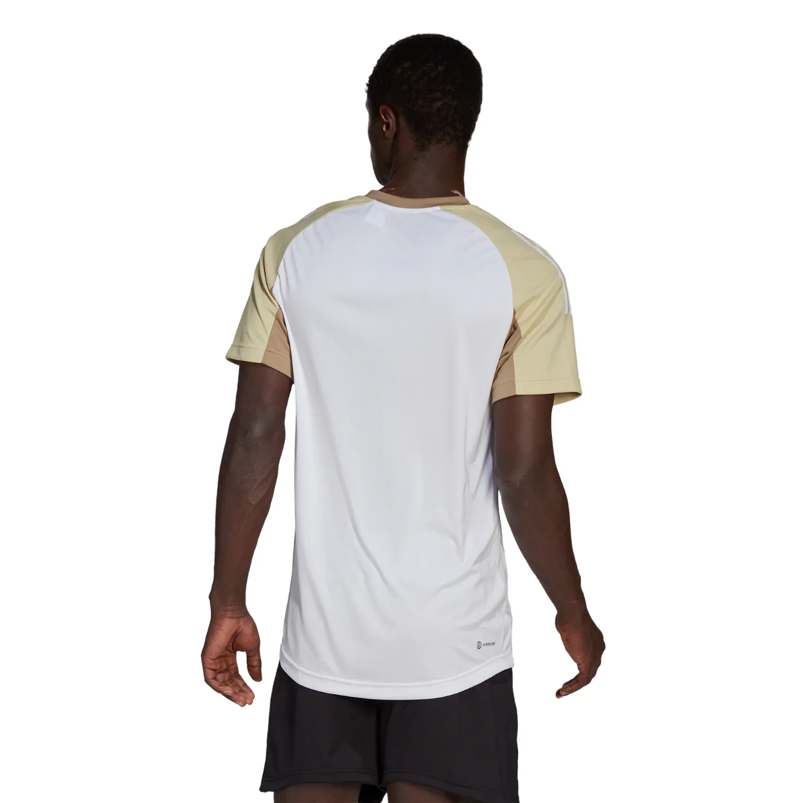 addias Retro AEROREADY Training Jersey Tee - White - Image 3