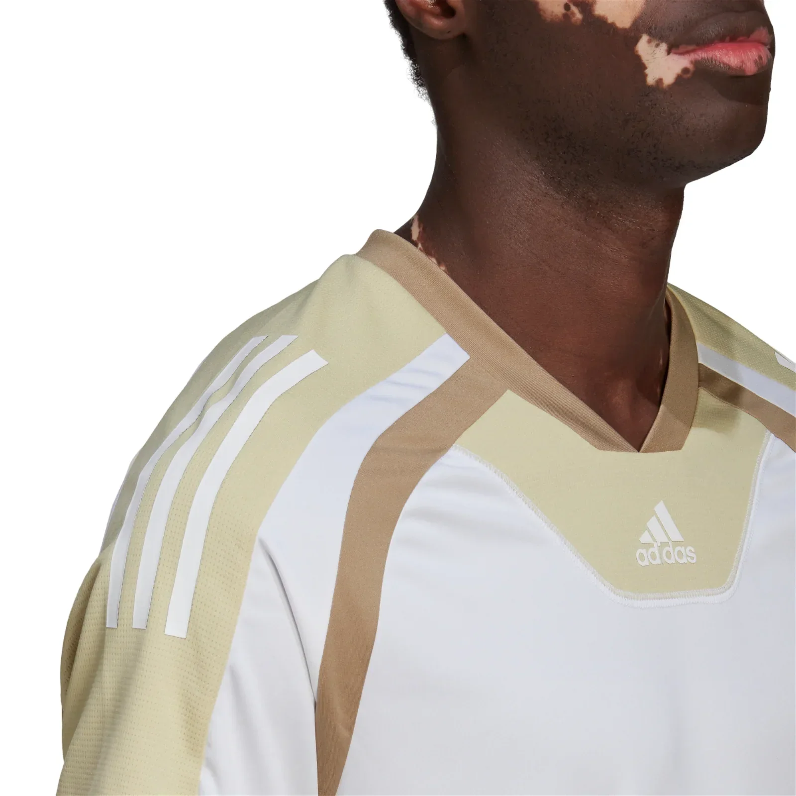 addias Retro AEROREADY Training Jersey Tee - White - Image 5