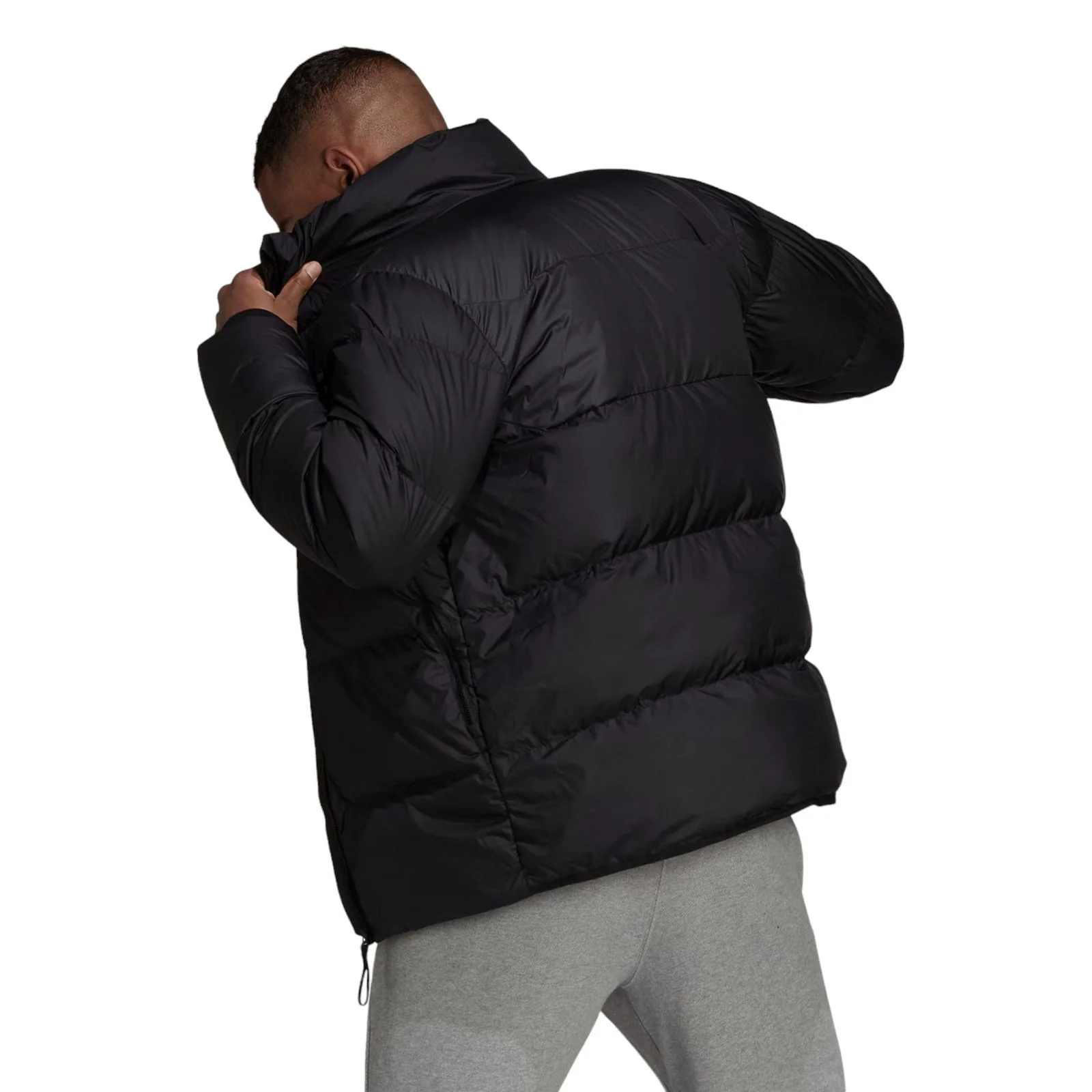 adidas 11.11 Big Baffle Down Puffer Jacket - Black - Image 3