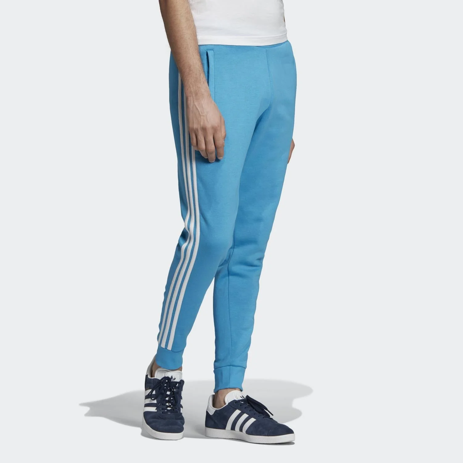 adidas 3-Stripes Sweat Pants - Turquoise - Image 3