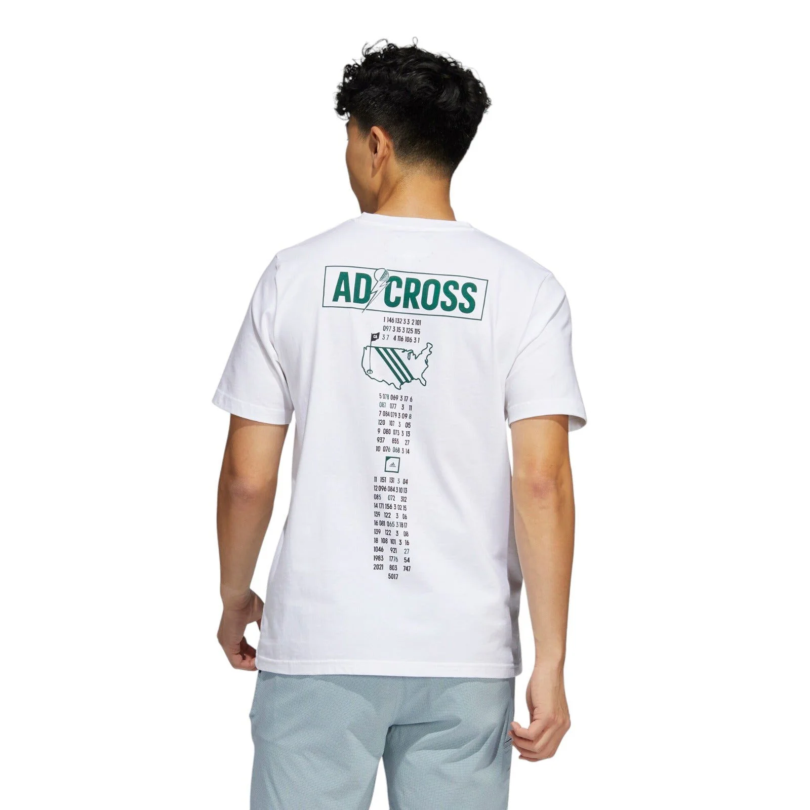 adidas Adicross Caddie Golf T-Shirt - White