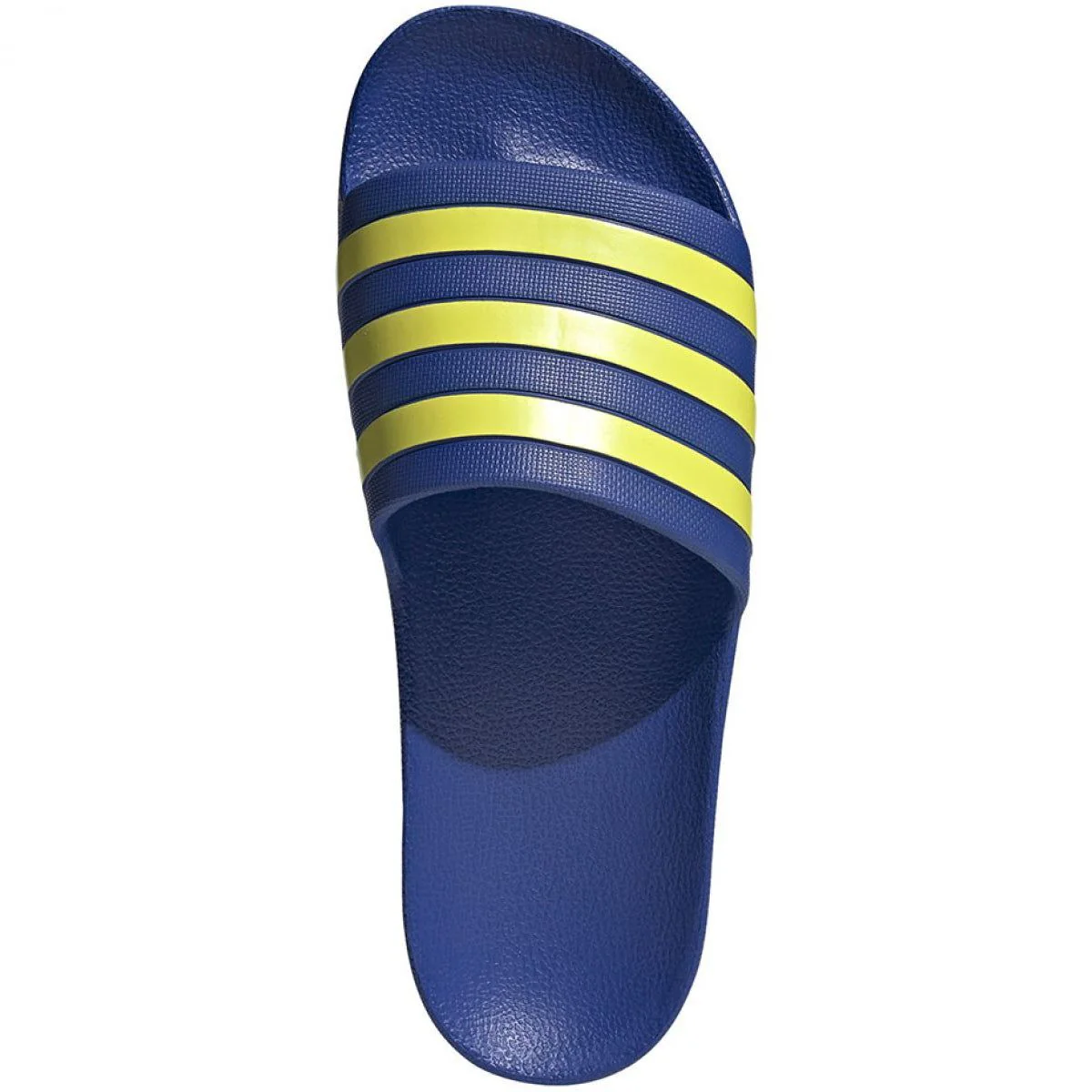 adidas Adilette Aqua Slides - Blue/Yellow - Image 2