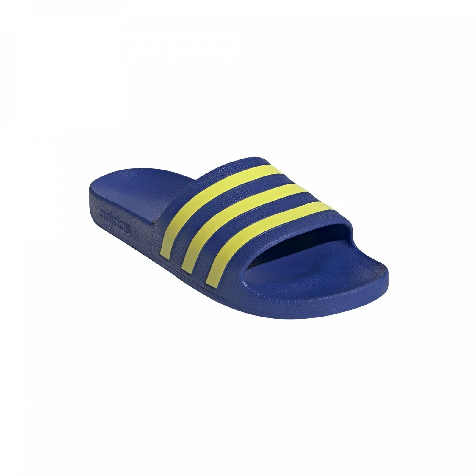 adidas Adilette Aqua Slides - Blue/Yellow - Image 4
