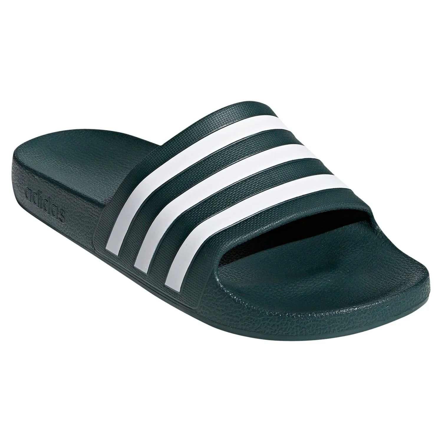 adidas Adilette Aqua Slides - Green - Image 2