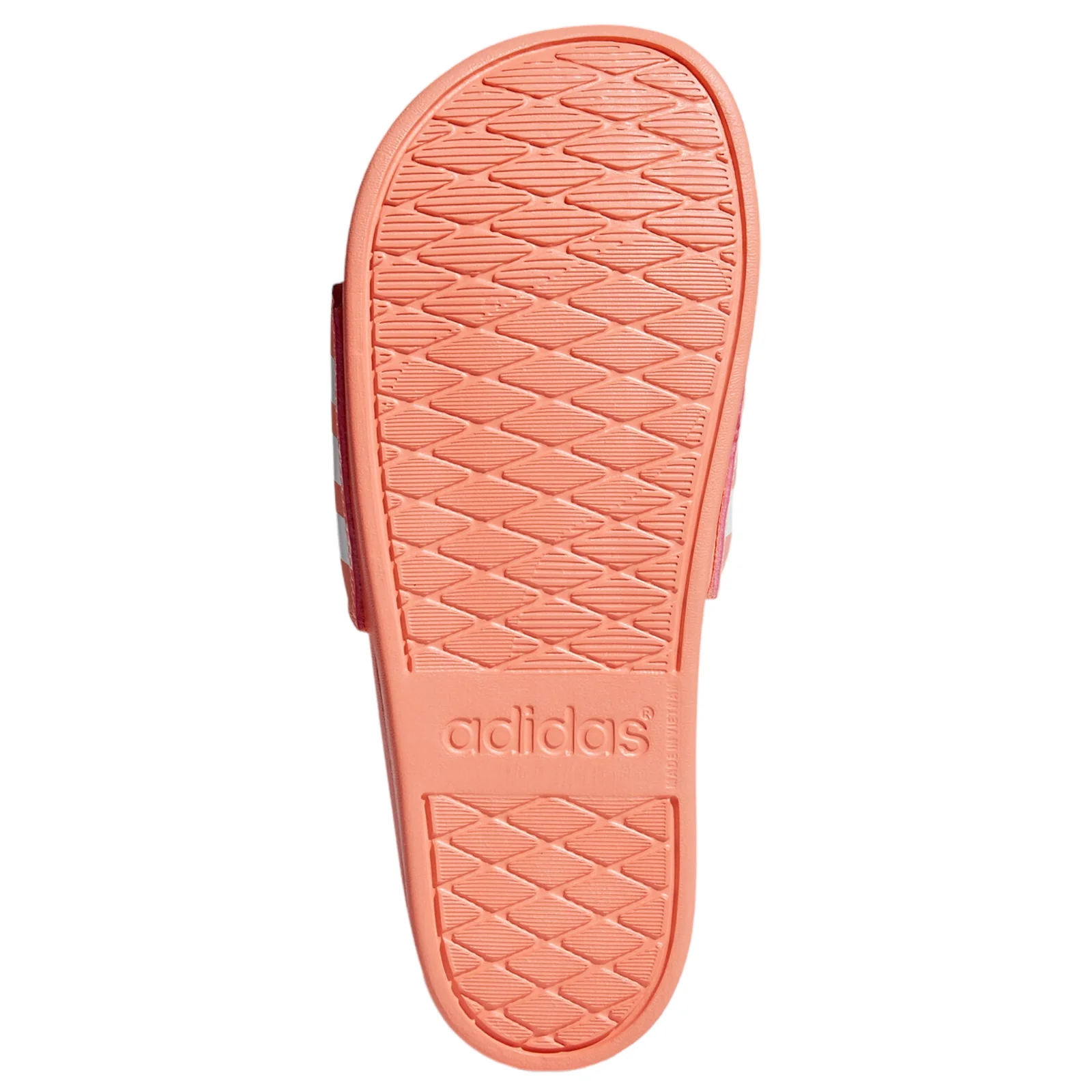 adidas Adilette Comfort Slides - Chalk Coral / Cloud White - Image 5