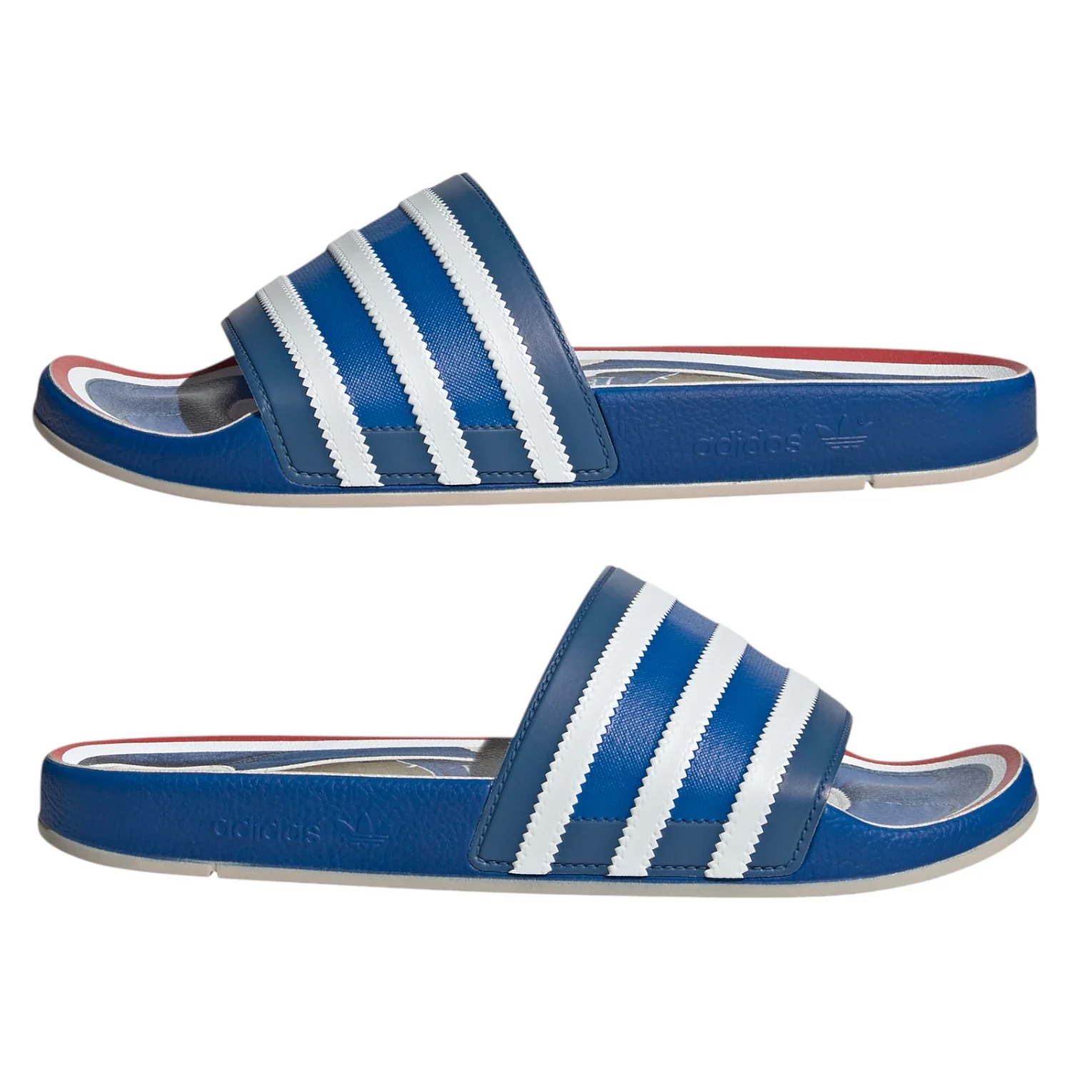 adidas adilette Premium - Blue - Image 3