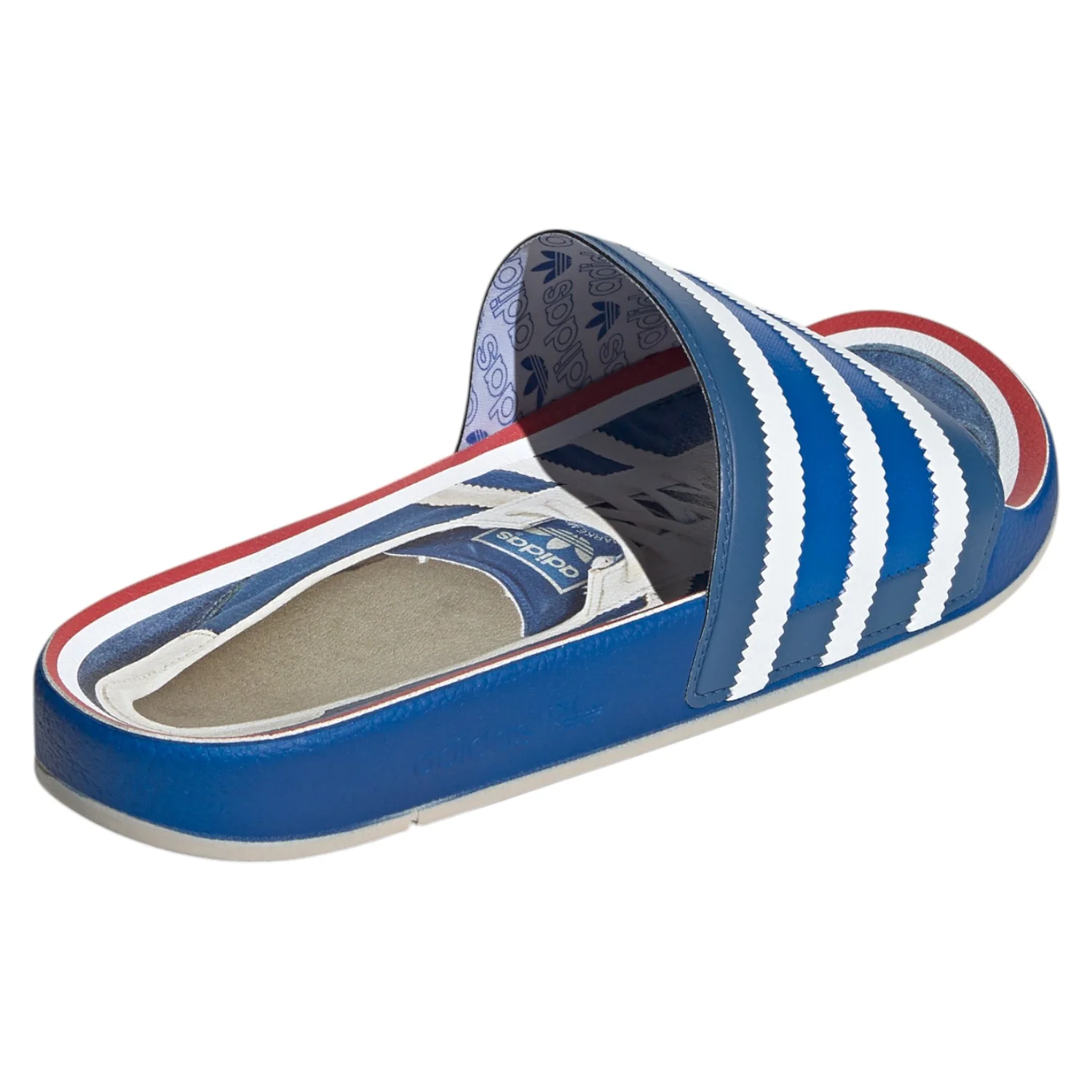 adidas adilette Premium - Blue - Image 7