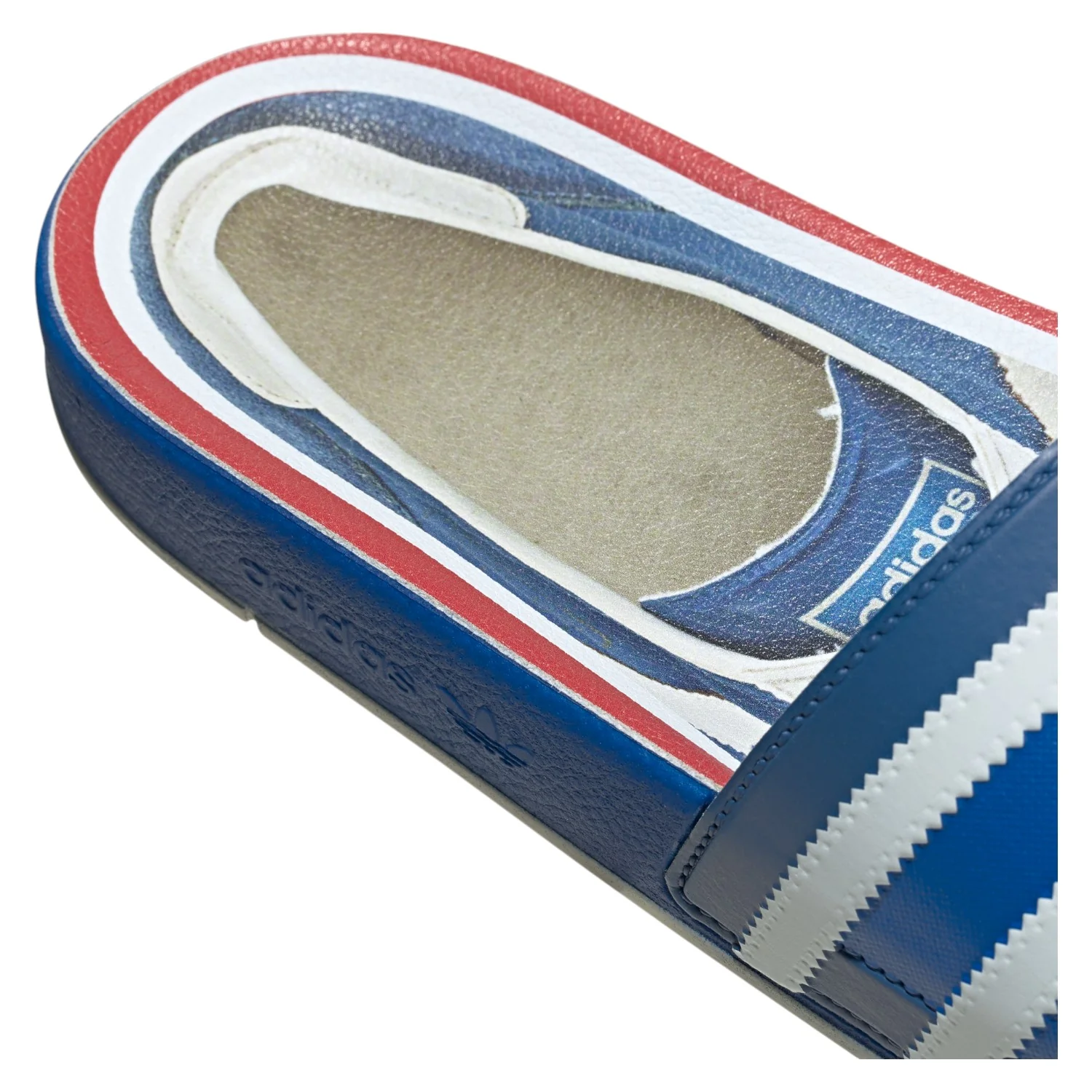 adidas adilette Premium - Blue - Image 9