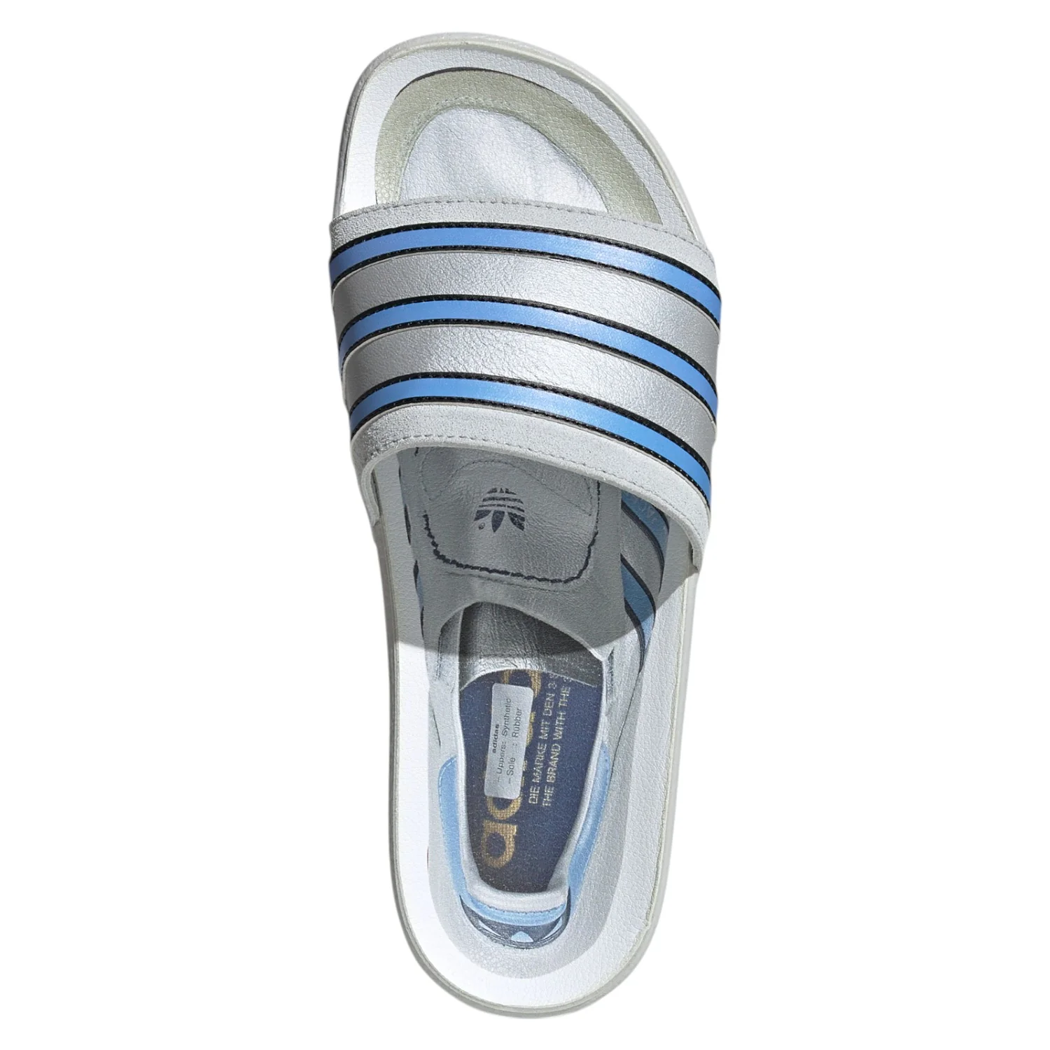 adidas Adilette Premium Slides "Micropacer" - Grey - Image 5