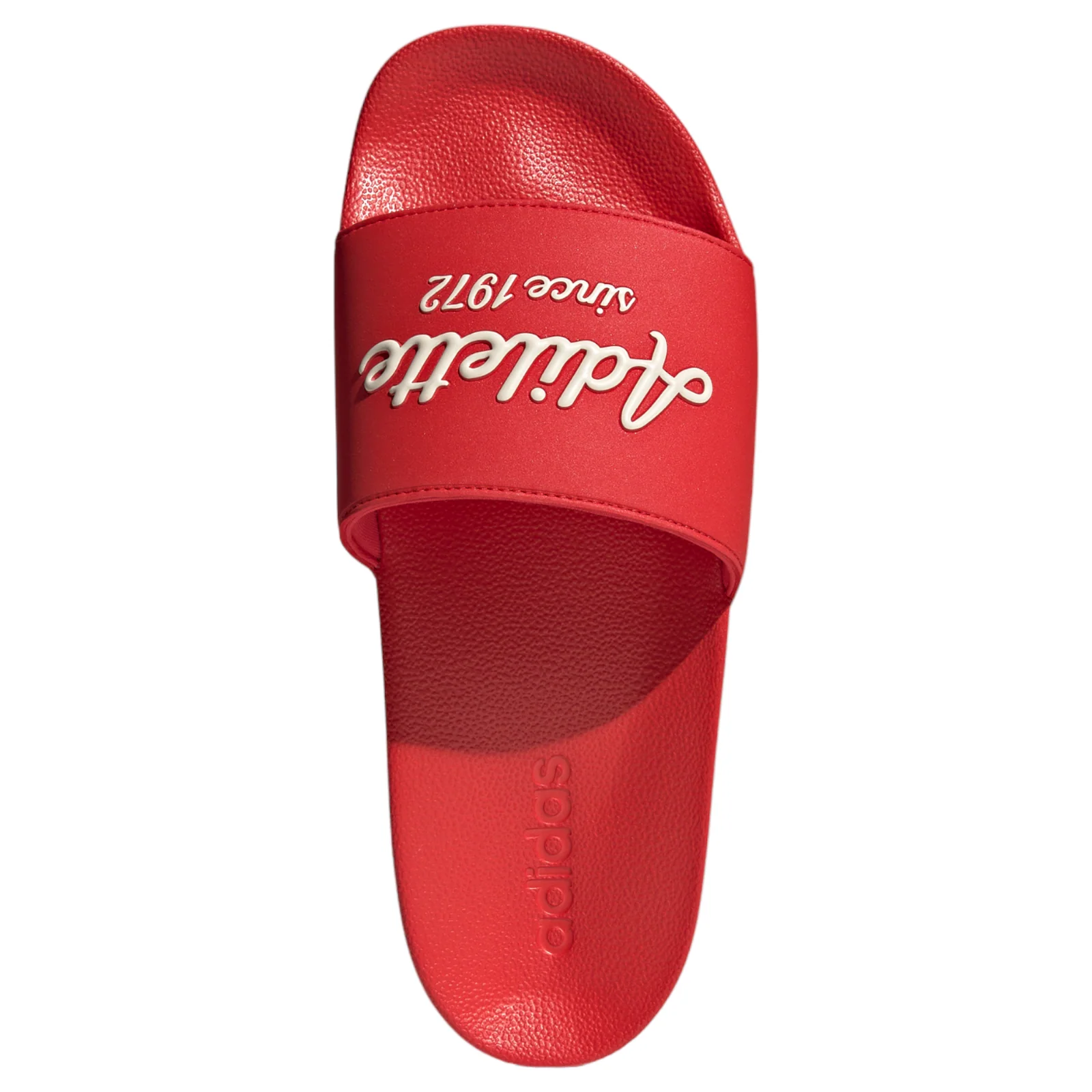 adidas Adilette Shower Slides - Vivid Red / Wonder White - Image 6