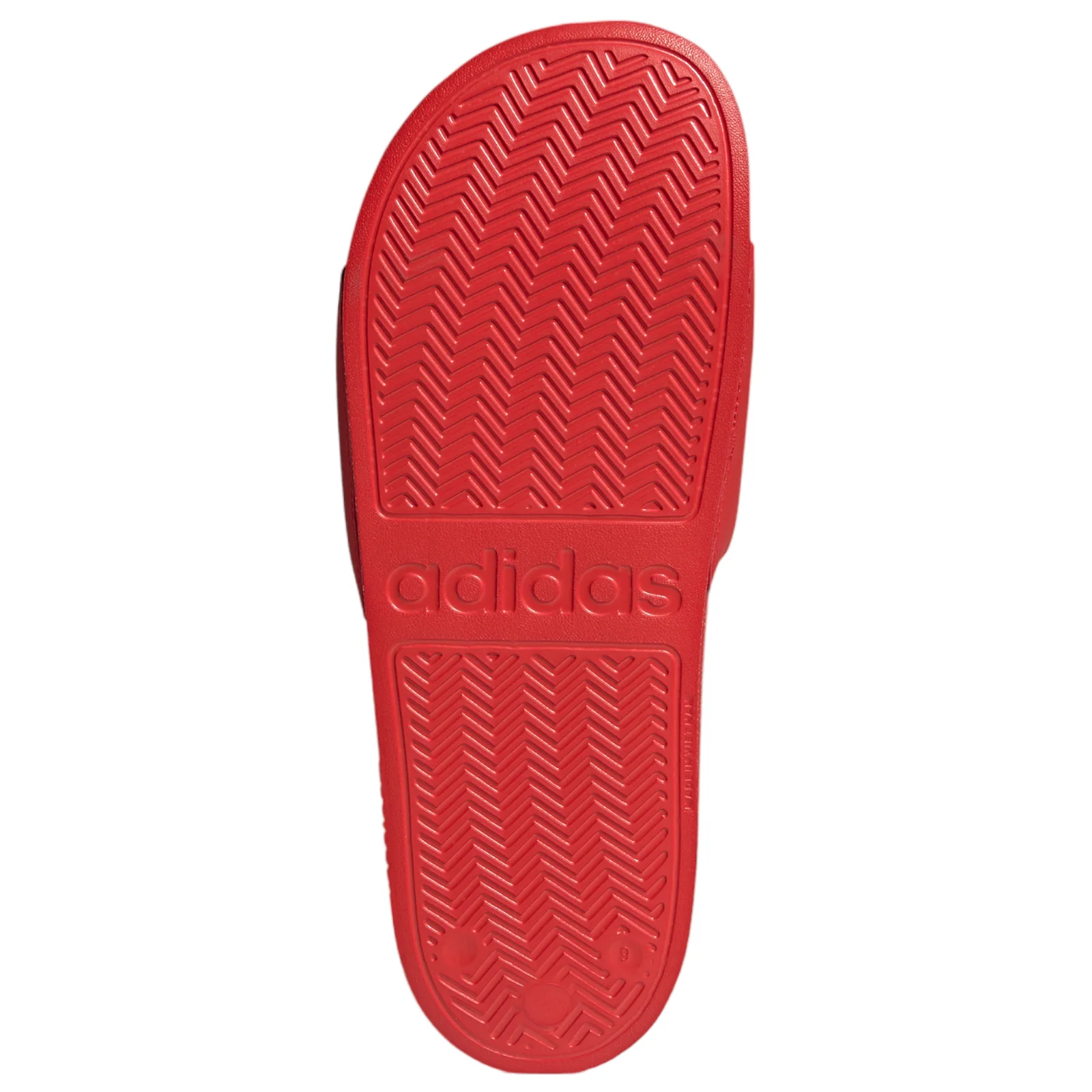 adidas Adilette Shower Slides - Vivid Red / Wonder White - Image 7