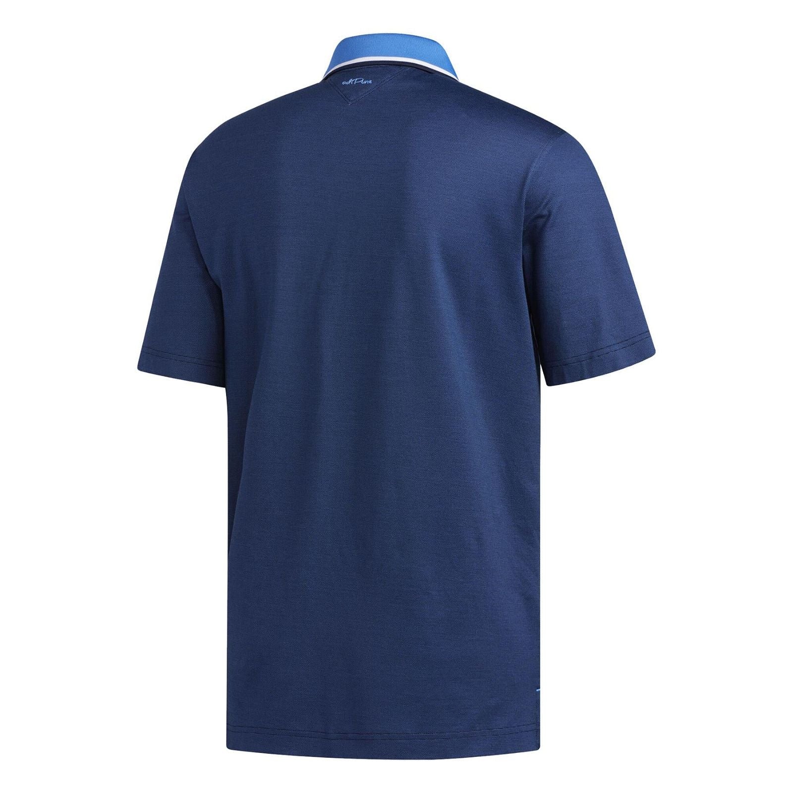 adidas Adipure Premium Two-Tone Polo Shirt - Navy - Image 2