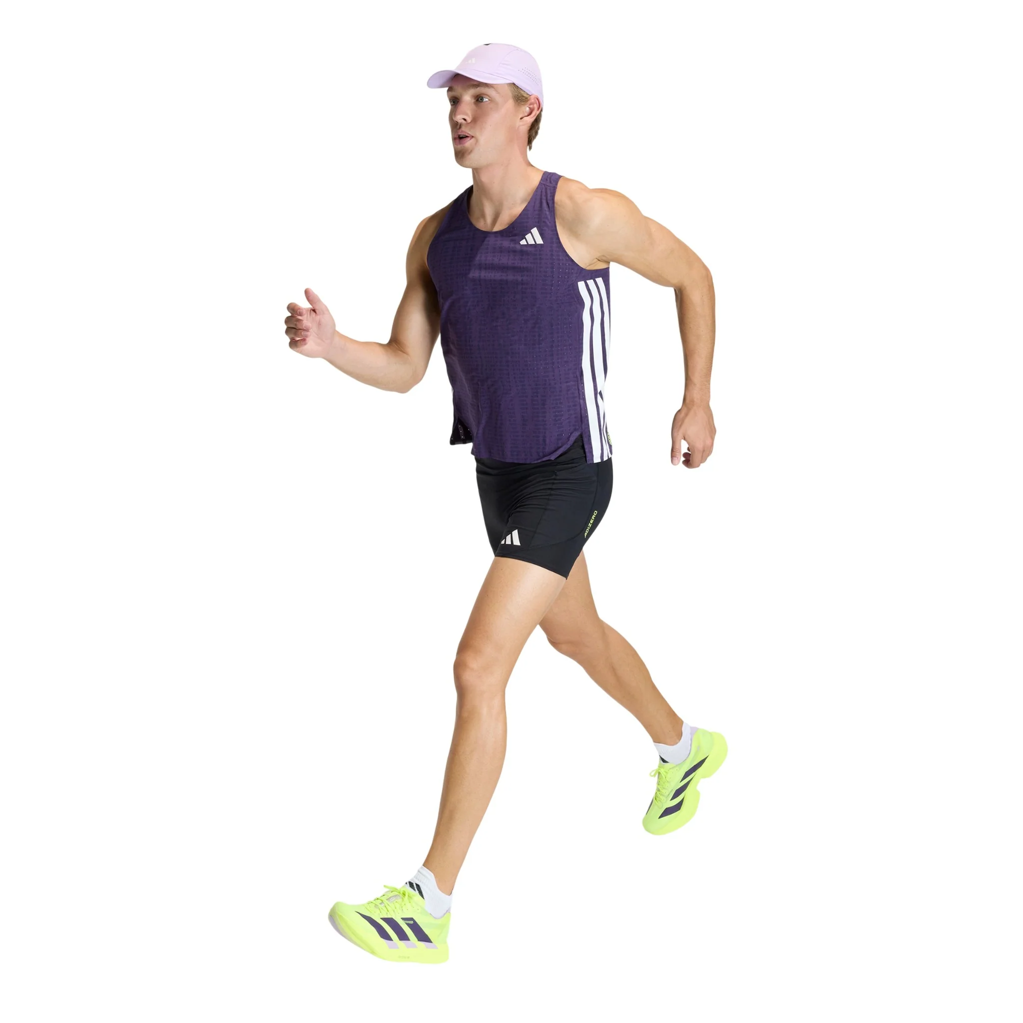 adidas Adizero Running Short Pocket 7" Tights - Black - Image 2