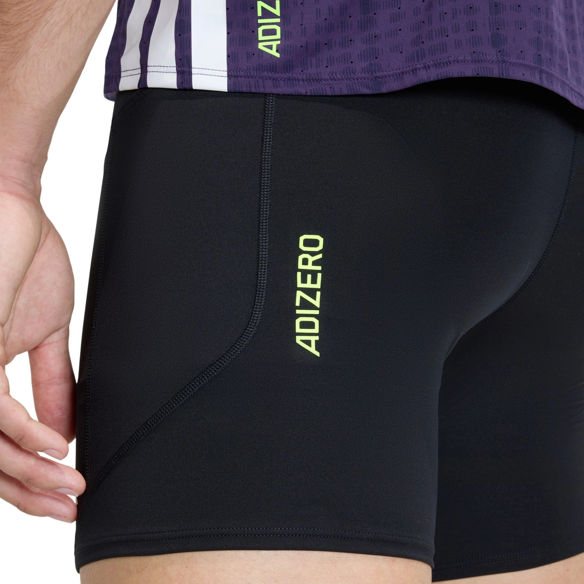 adidas Adizero Running Short Pocket 7" Tights - Black - Image 7