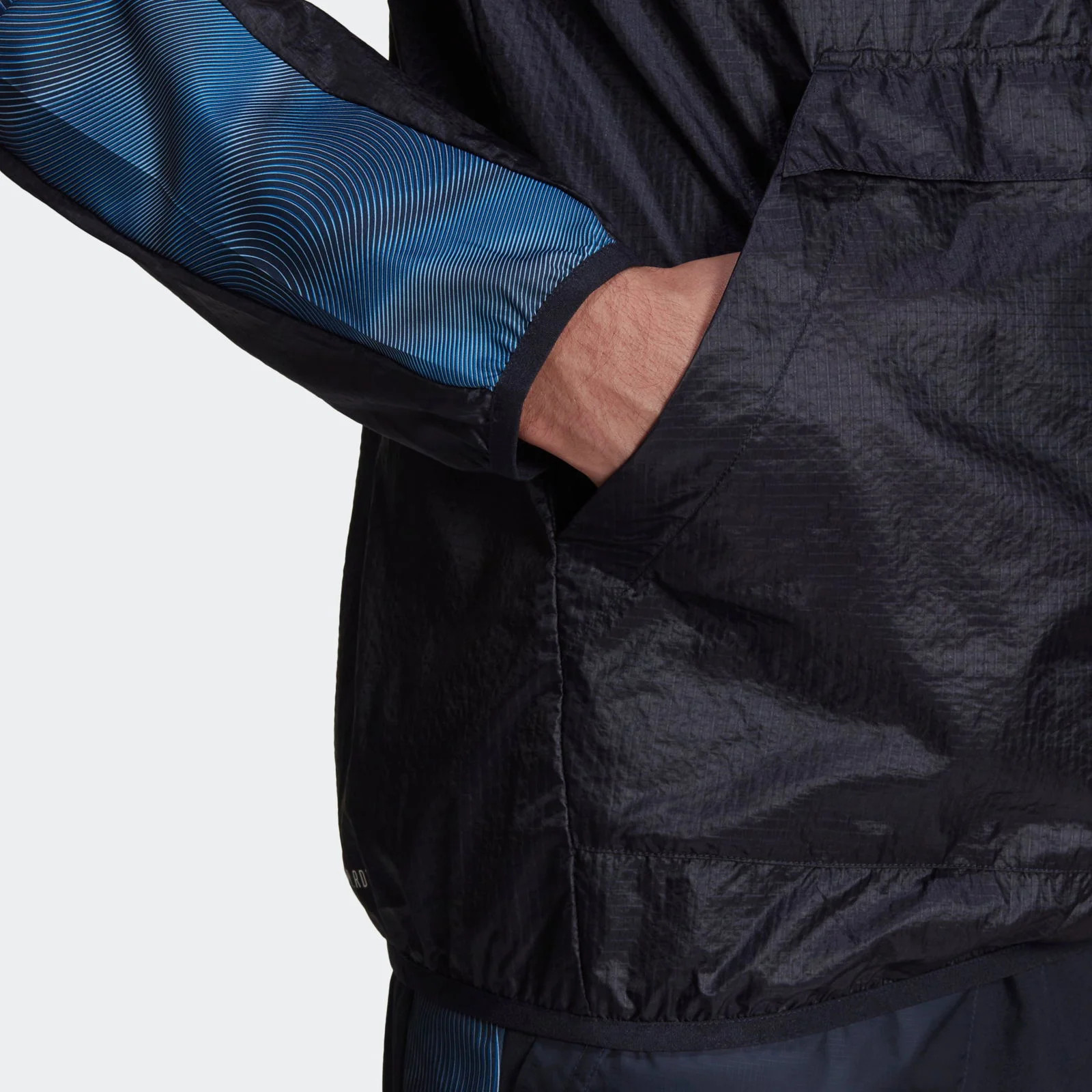 adidas AEROREADY Seasonals Sport Windbreaker - Legend Ink Navy - Image 7