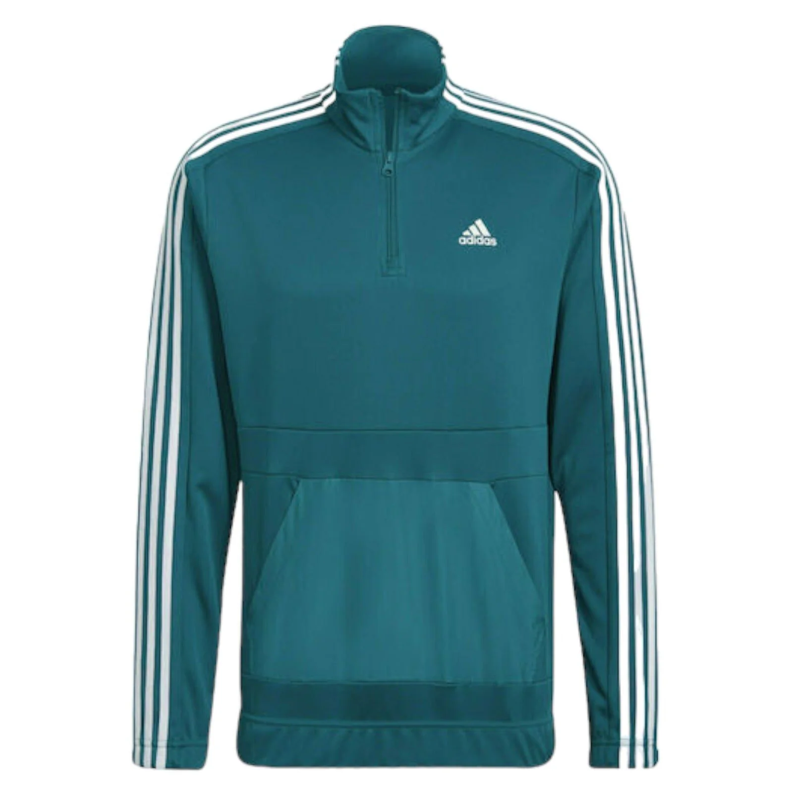 adidas AEROREADY Tricot Quarter-Zip Track Suit - Teal Green - Image 5