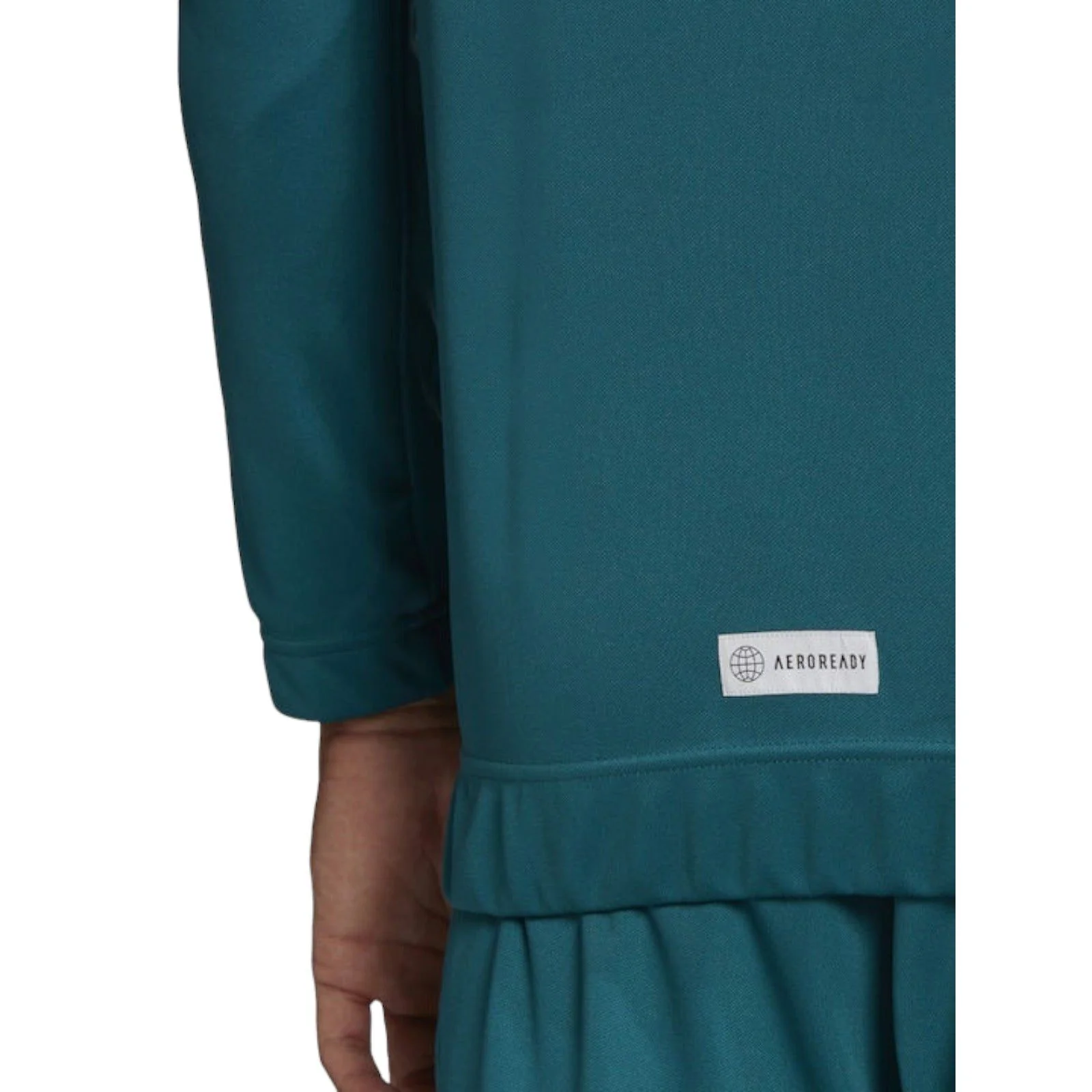 adidas AEROREADY Tricot Quarter-Zip Track Suit - Teal Green - Image 6