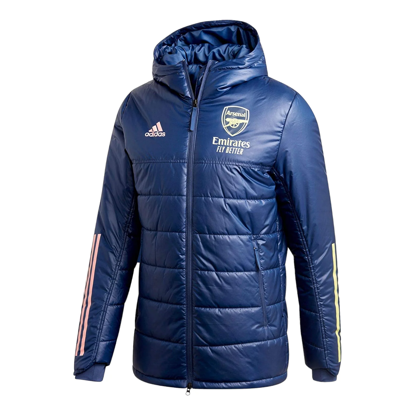 adidas Arsenal Winter Jacket - Tech Indigo / Yellow Tint