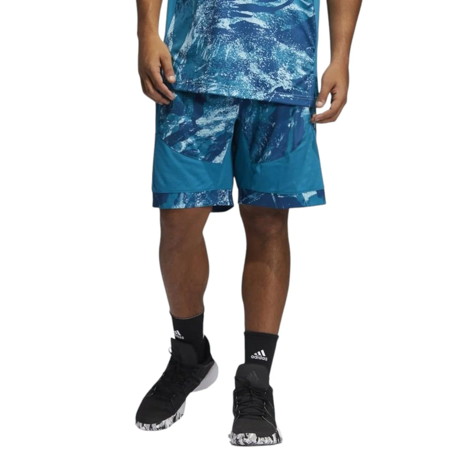 adidas Ball for the Oceans Creator Basketball Shorts - Hazy Sky Blue - Image 2