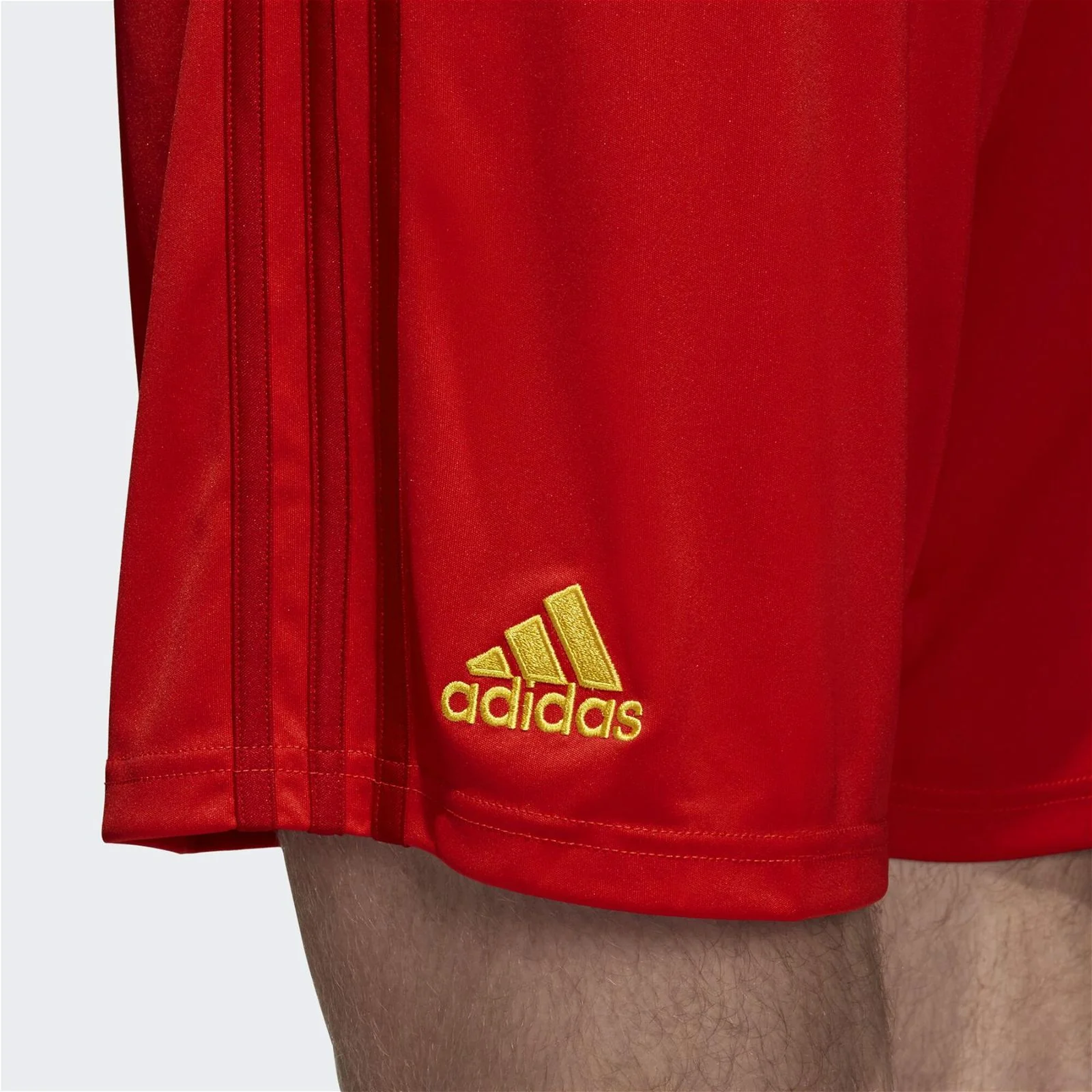 adidas Belgium Home Shorts 2018 - Red - Image 4
