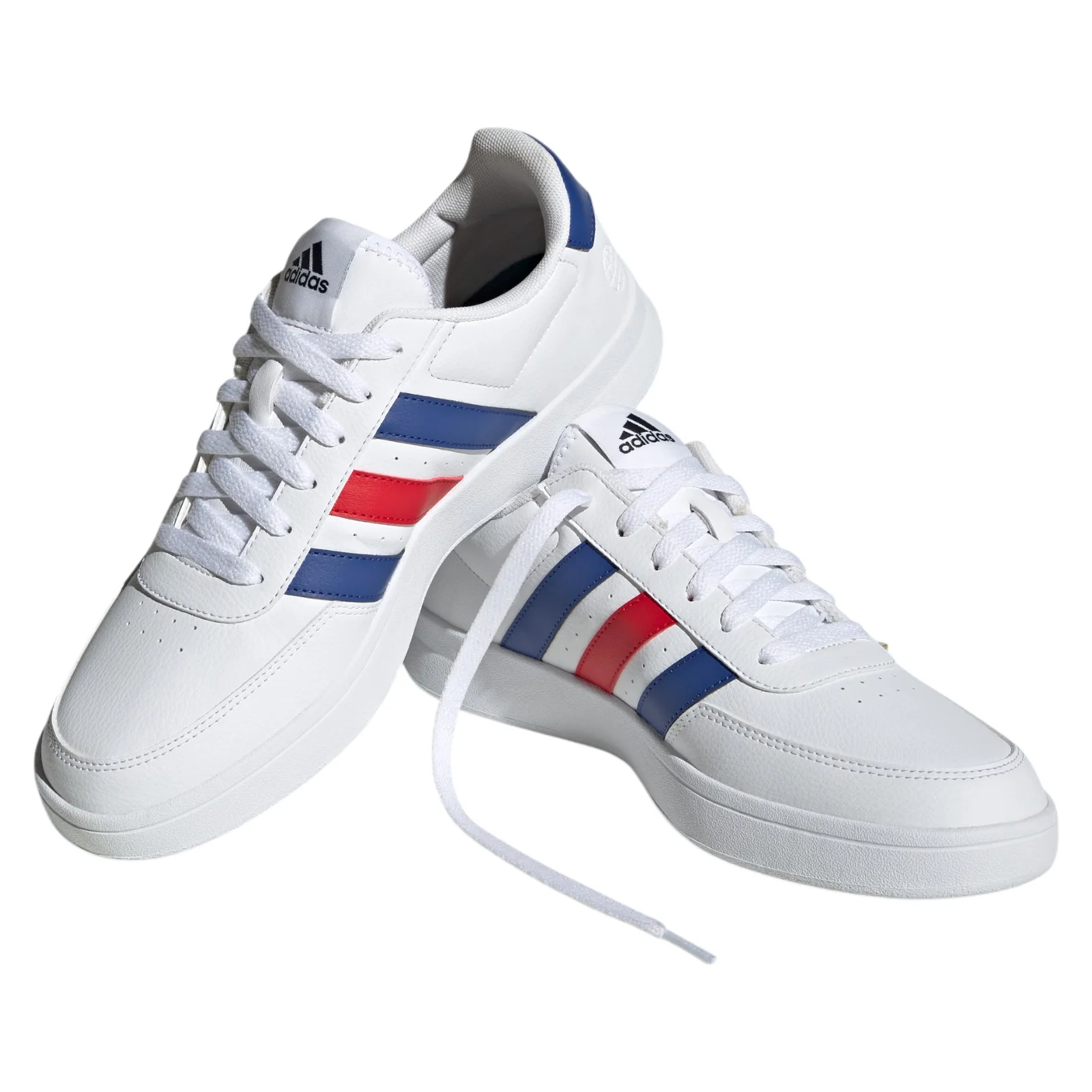 adidas Breaknet 2.0 Shoes - Cloud White / Semi Lucid Blue / Better Scarlet - Image 2