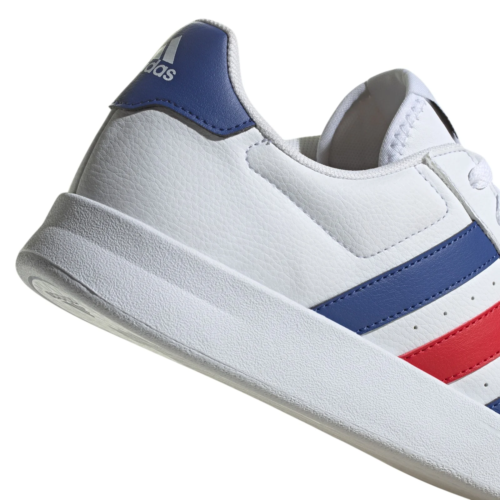 adidas Breaknet 2.0 Shoes - Cloud White / Semi Lucid Blue / Better Scarlet - Image 4