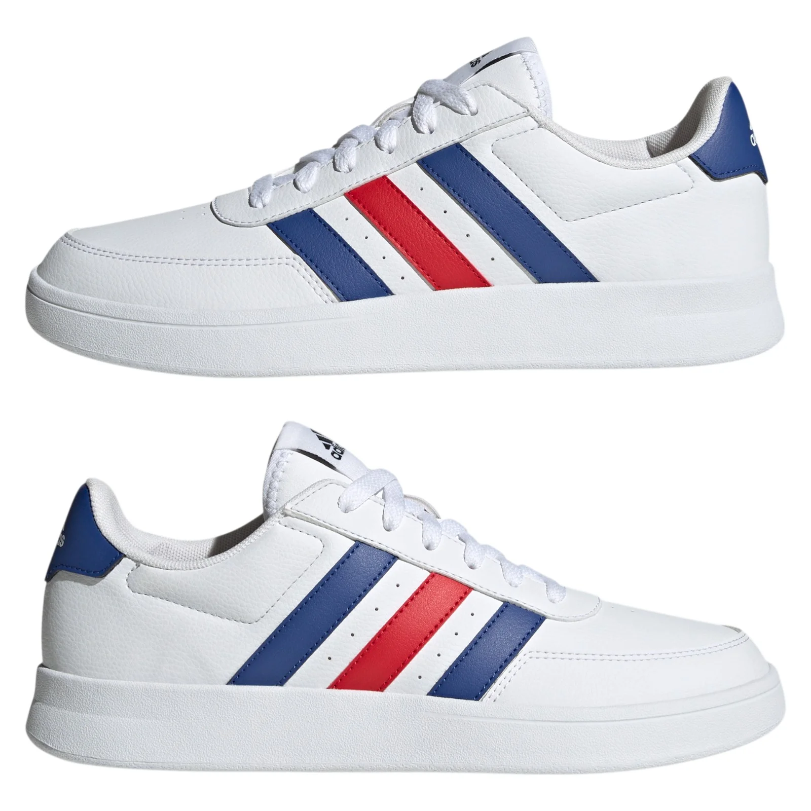adidas Breaknet 2.0 Shoes - Cloud White / Semi Lucid Blue / Better Scarlet - Image 9