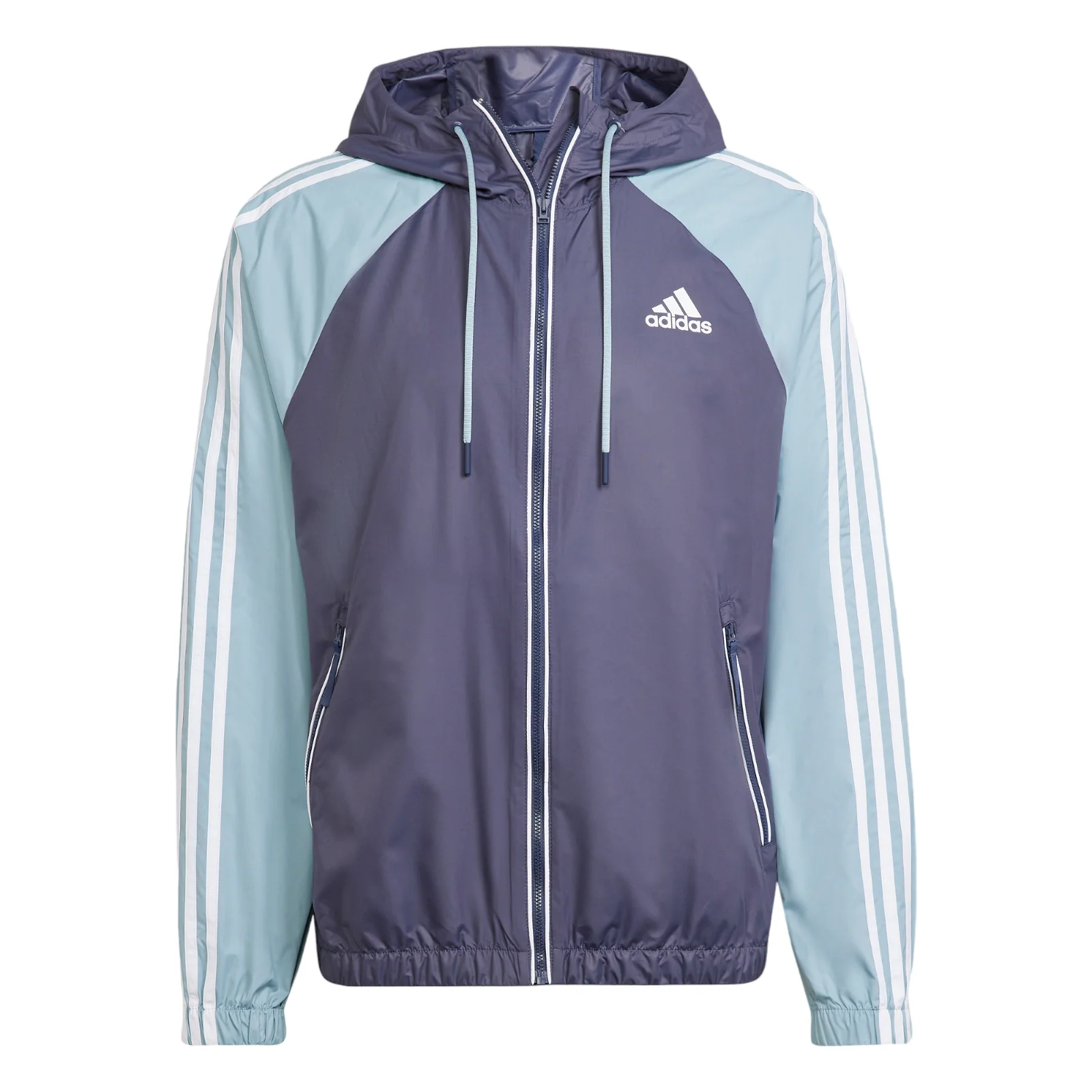 adidas BSC 3-Stripes Wind Jacket - Blue