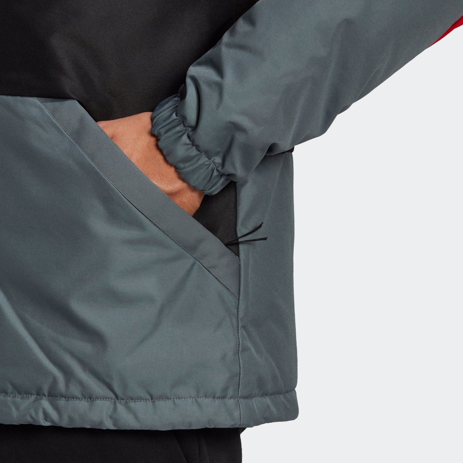 adidas BTS Insulated Padded Jacket - Black/Grey - Image 7