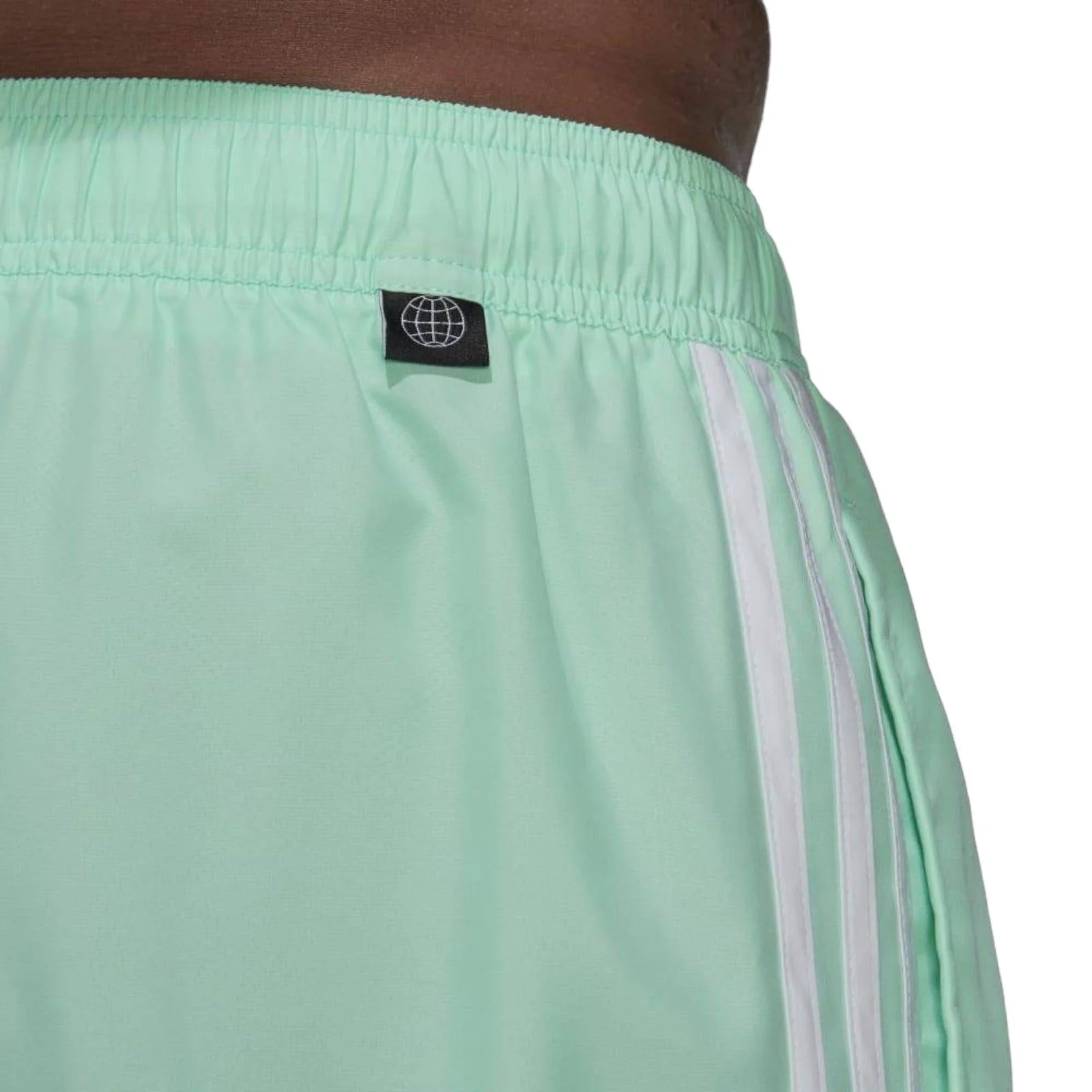 adidas Classic 3-Stripes Men's Swimwear Shorts - Green - Image 4