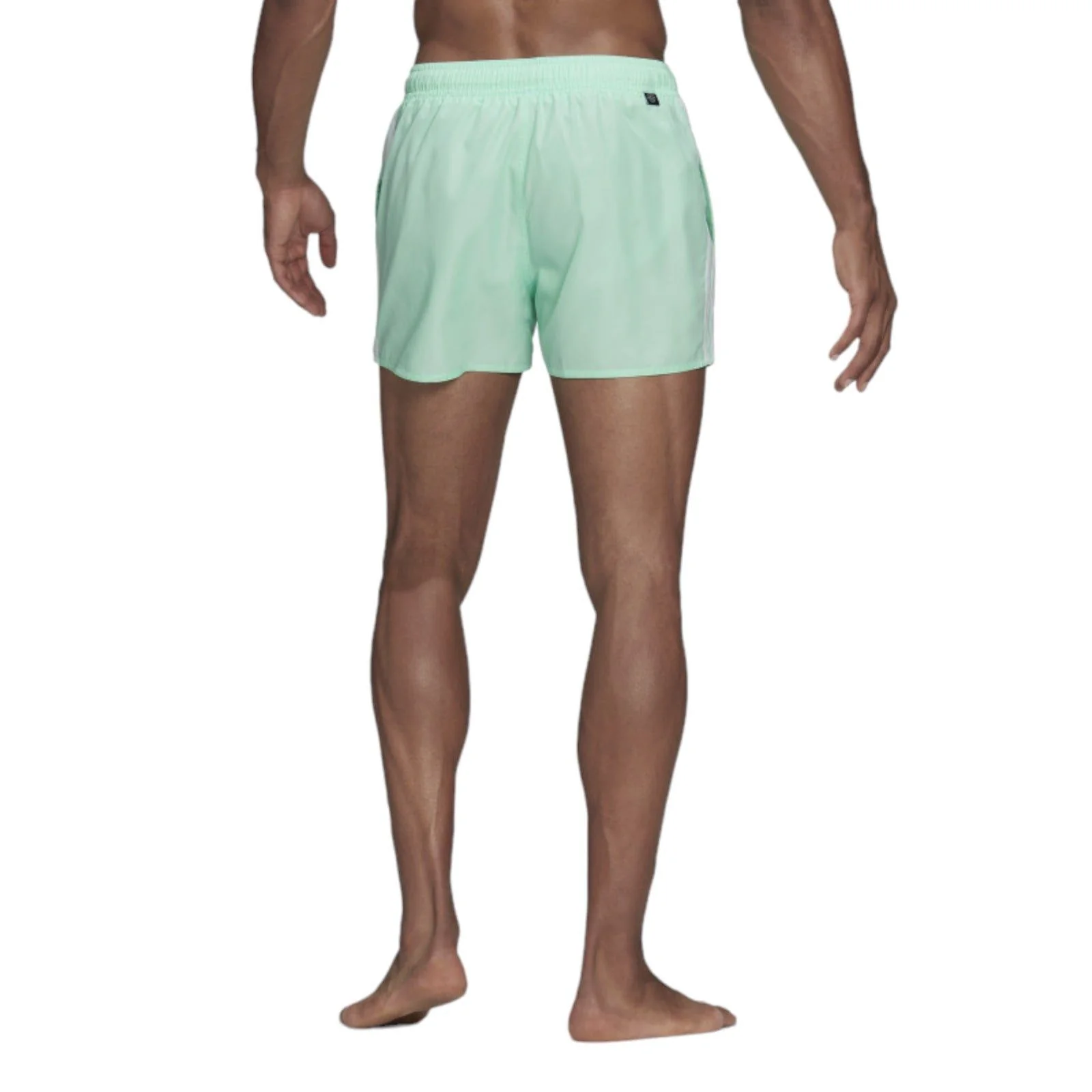 adidas Classic 3-Stripes Men's Swimwear Shorts - Green - Image 5