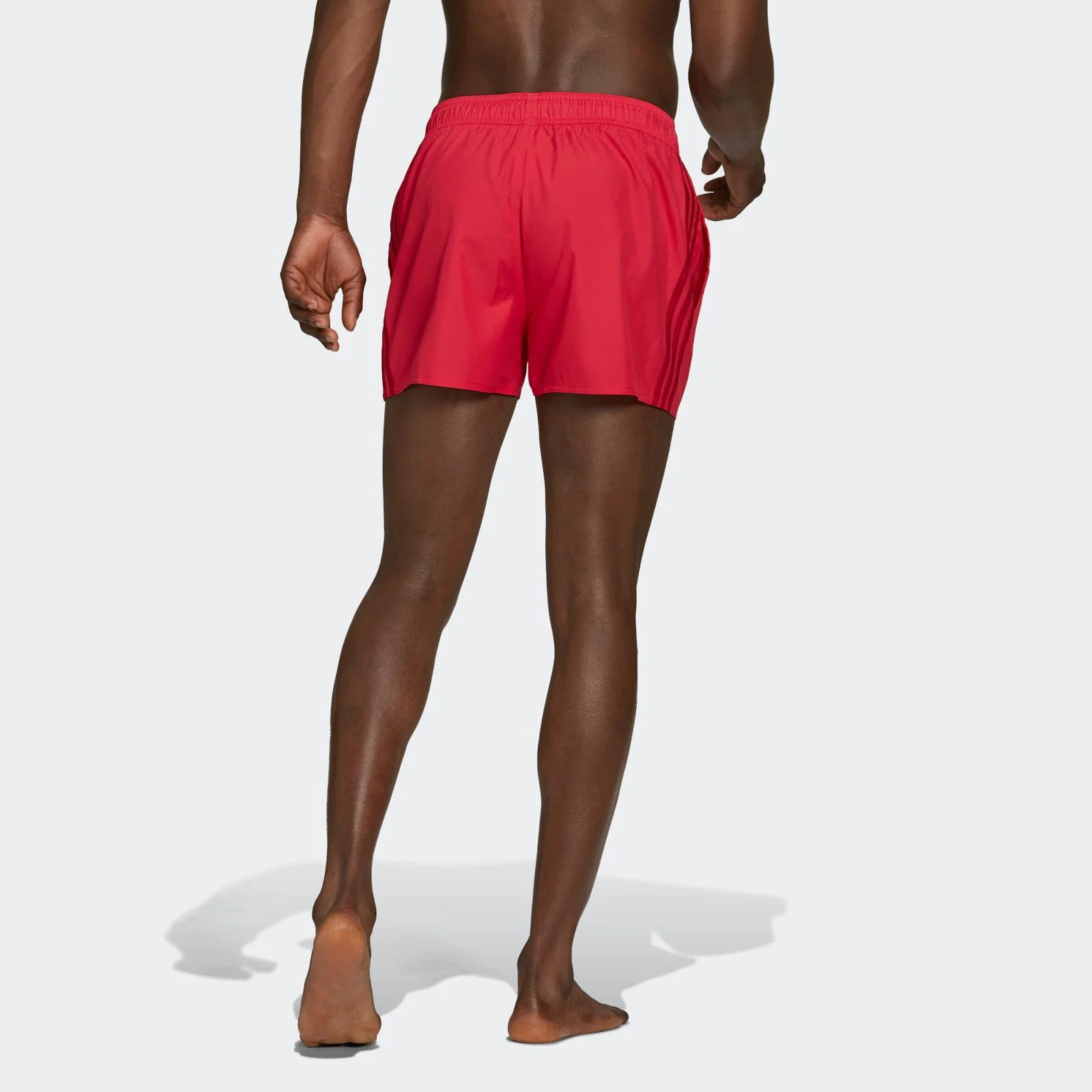 adidas Classic 3-Stripes Swim Shorts - Power Pink / Team Victory Red - Image 4