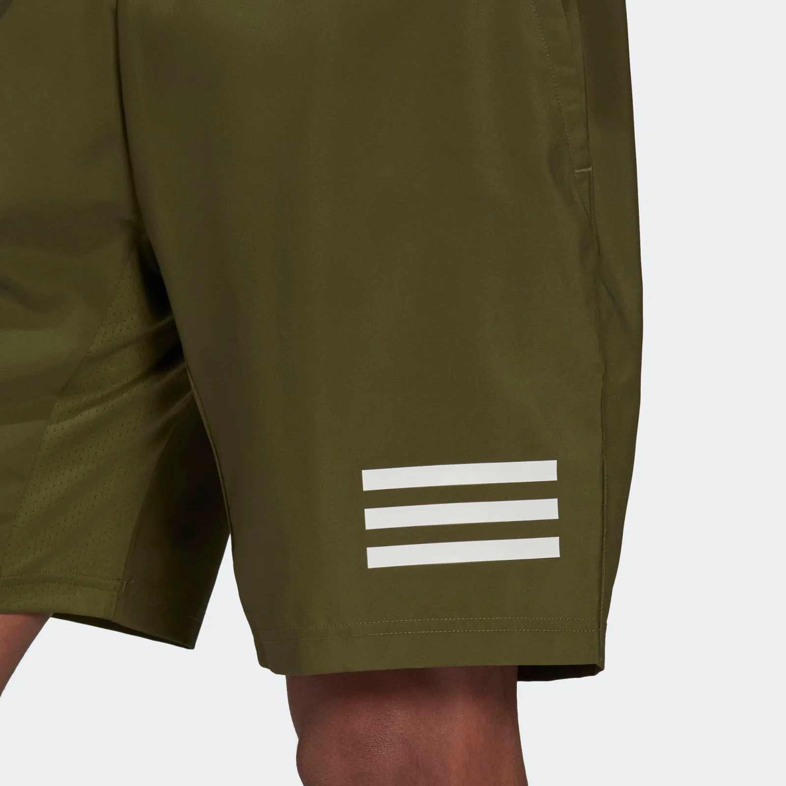 adidas Club Tennis 3-Stripes Shorts - Green - Image 5