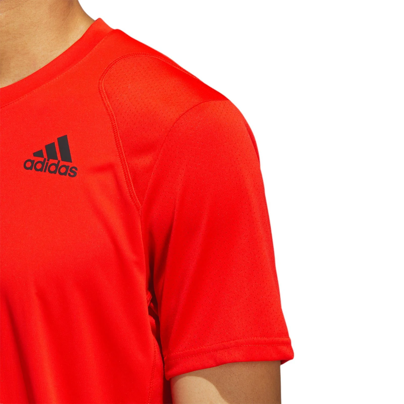 adidas Club Tennis 3-Stripes Tee - Bold Orange - Image 5