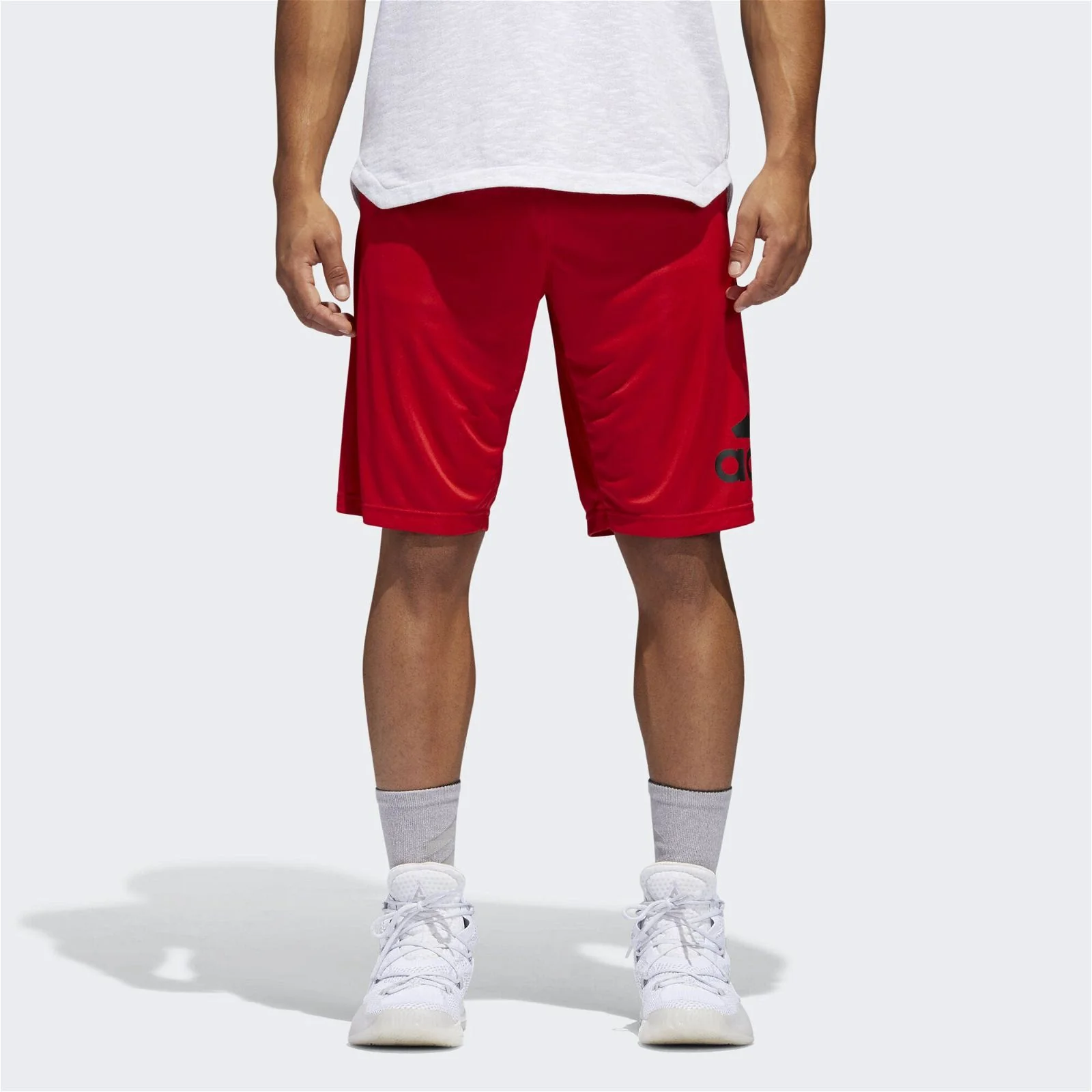 adidas Crazylight Basketball Shorts - Red - Image 3