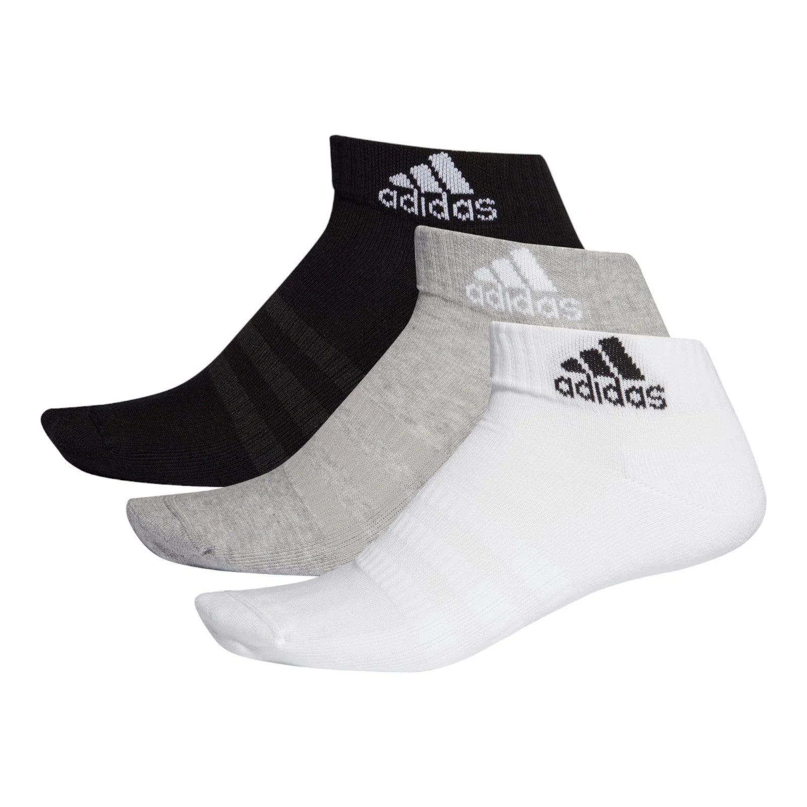 adidas Cushioned Ankle Socks - 3 Pairs