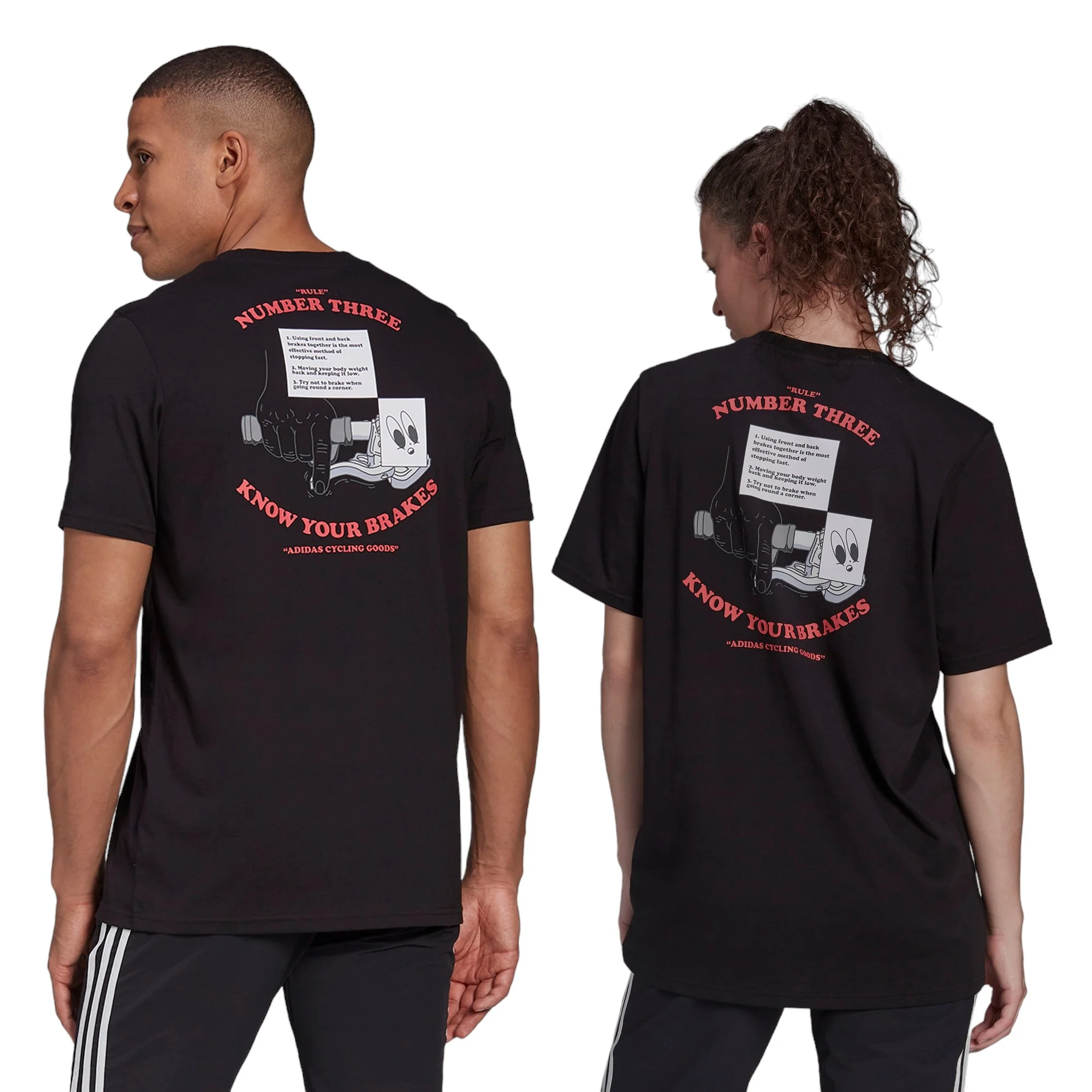 adidas Cycling Graphic T-Shirt - Black - Image 8