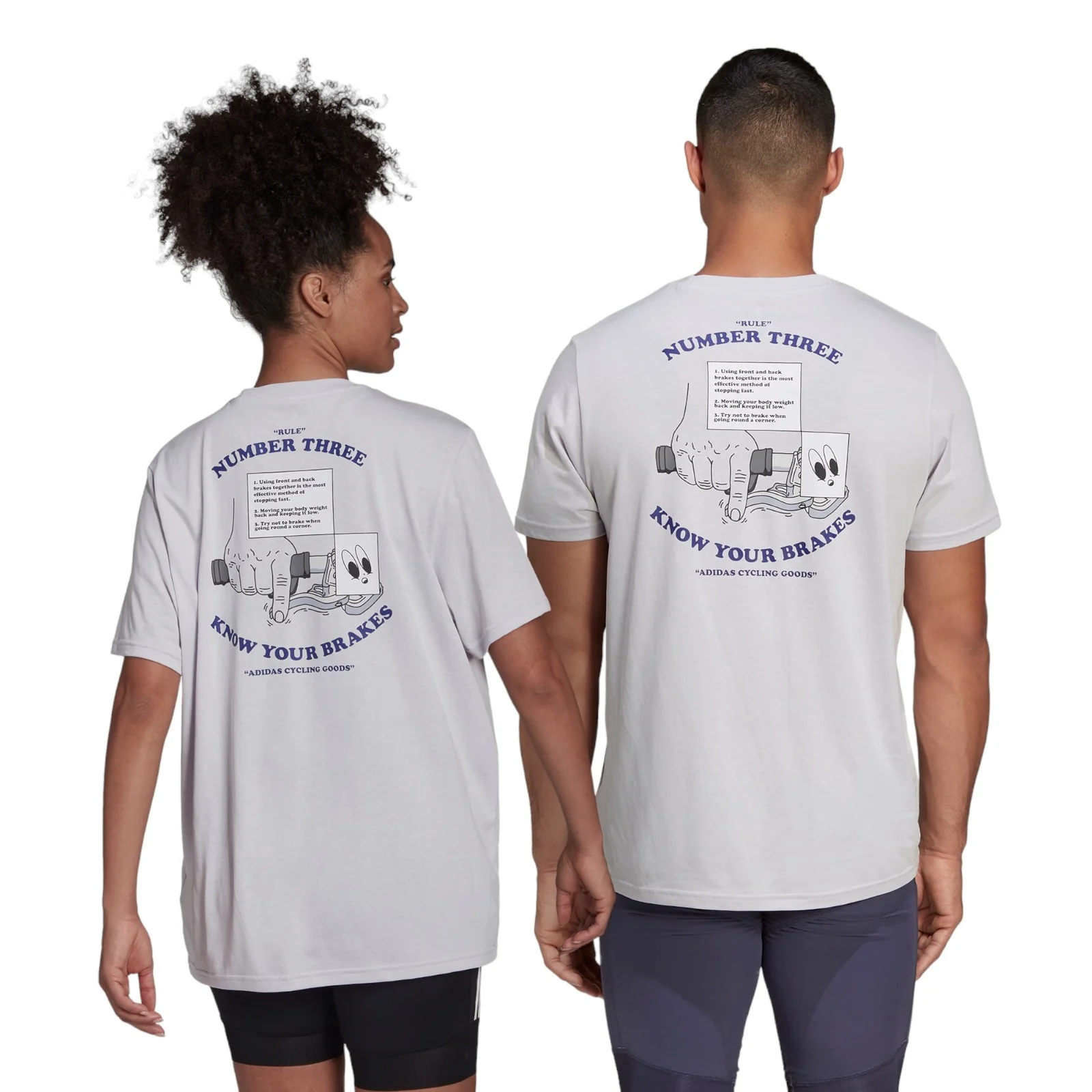 adidas Cycling Graphic T-Shirt - White - Image 5