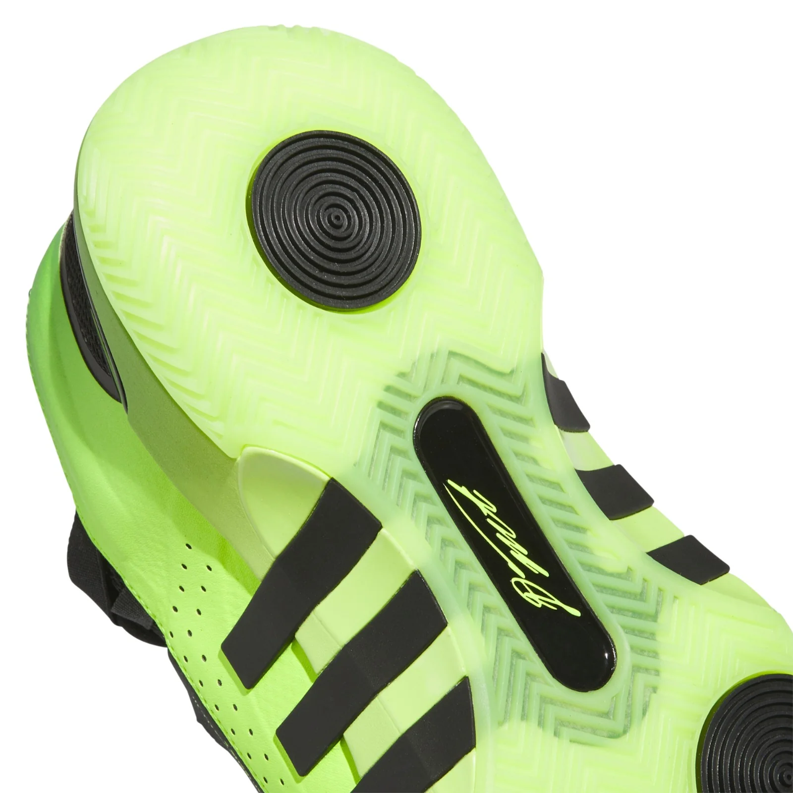 adidas D.O.N. Issue #5 Basketball Shoes - Lucid Lemon / Core Black - Image 5