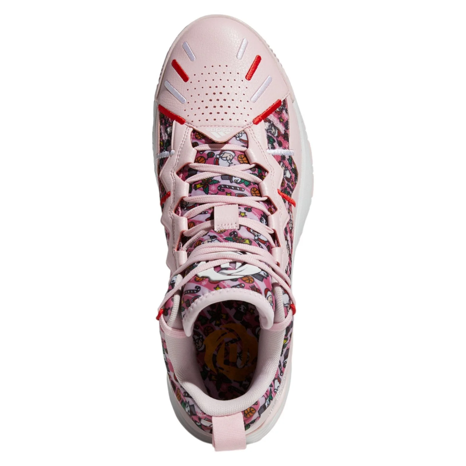 adidas D Rose Son of Chi Christmas Basketball Shoes - Clear Pink - Image 4