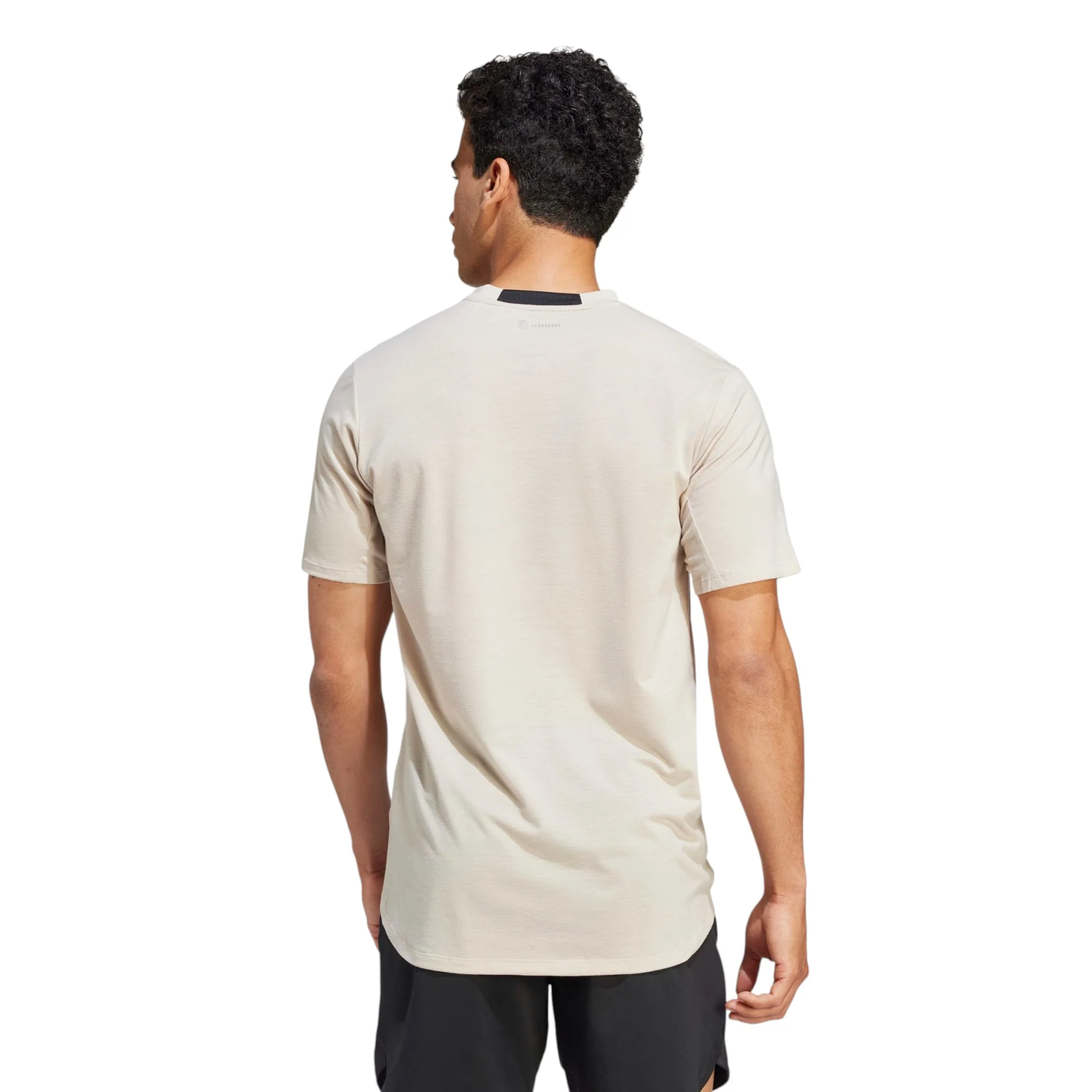 adidas Designed for Training Workout Tee - Beige - Image 5
