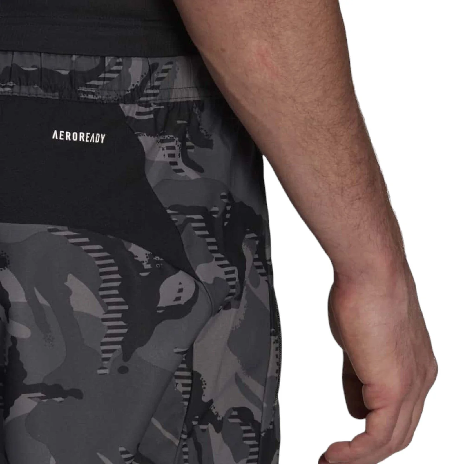 adidas Designed To Move Camouflage AEROREADY Shorts - Grey - Image 5