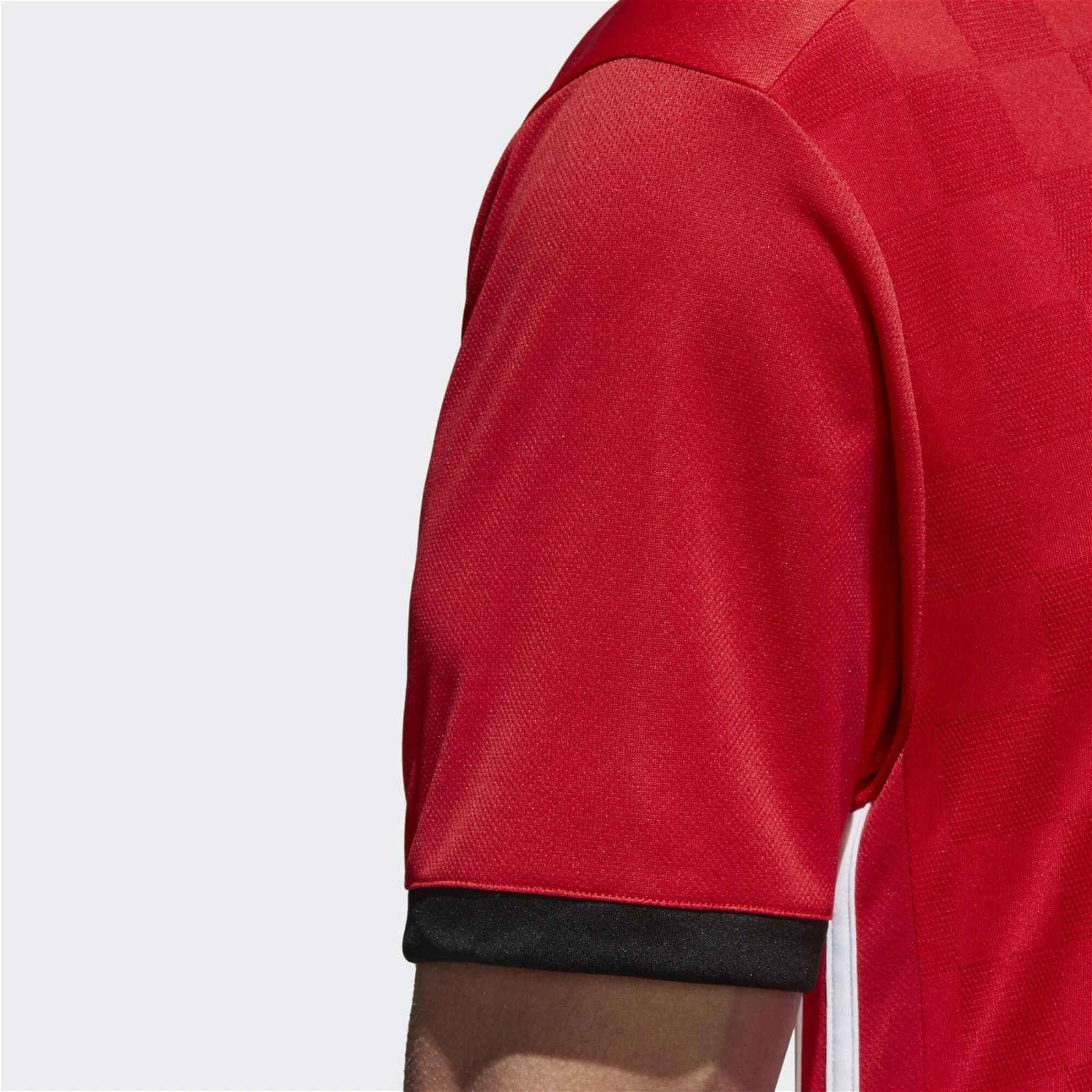 adidas Egypt Home Shirt 2018 - Red - Image 4