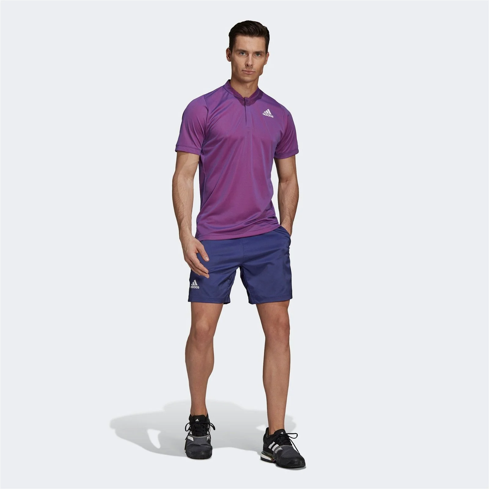 adidas Ergo Primeblue 7'' Tennis Short - Purple - Image 4