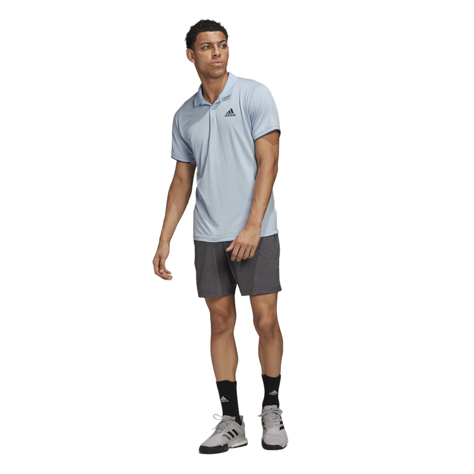 adidas Ergo Tennis Shorts 7" - Grey - Image 4