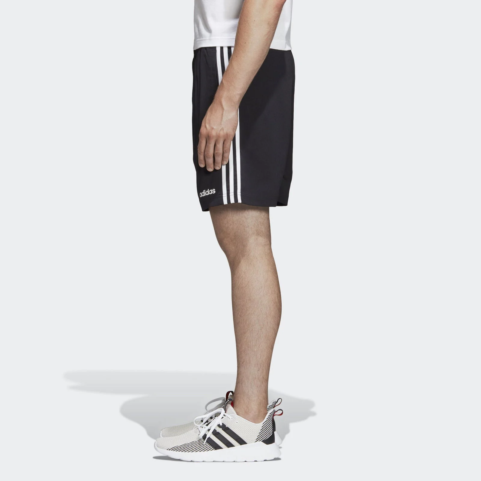 adidas Essentials 3-Stripes Chelsea Shorts - Black - Image 3