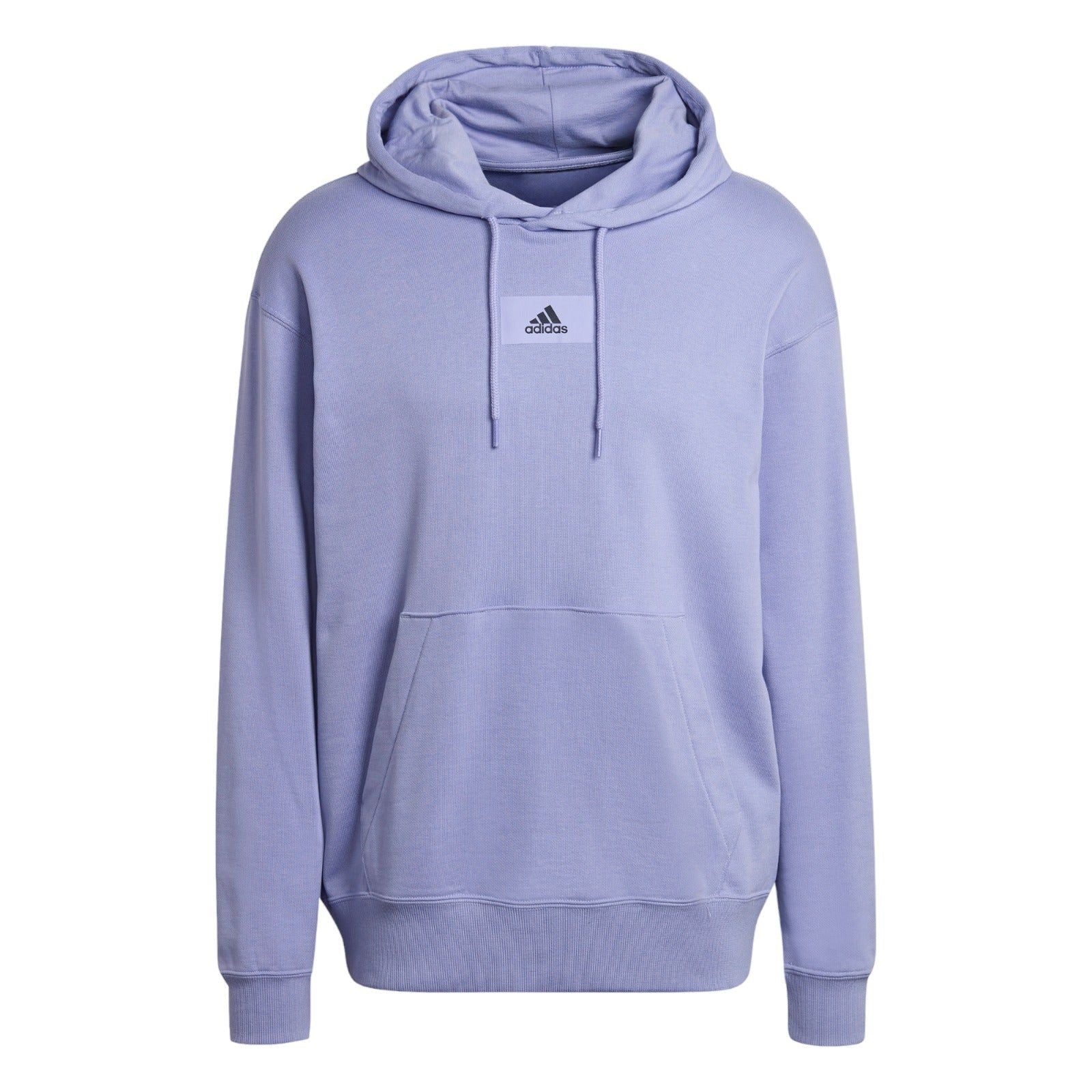 adidas Essentials FeelVivid Cotton French Terry Drop Shoulder Hoodie - Purple