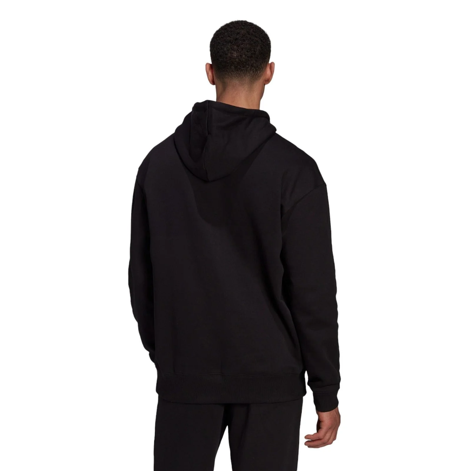 adidas Essentials Feelvivid Mens Overhead Hoodie - Black - Image 3