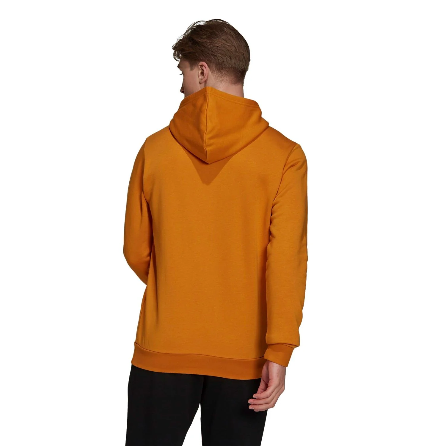 adidas Essentials Fleece Hoodie - Focus Orange / Black - Image 3