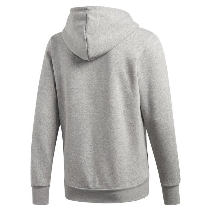 adidas Essentials Linear Fleece Hoodie - Grey - Image 2